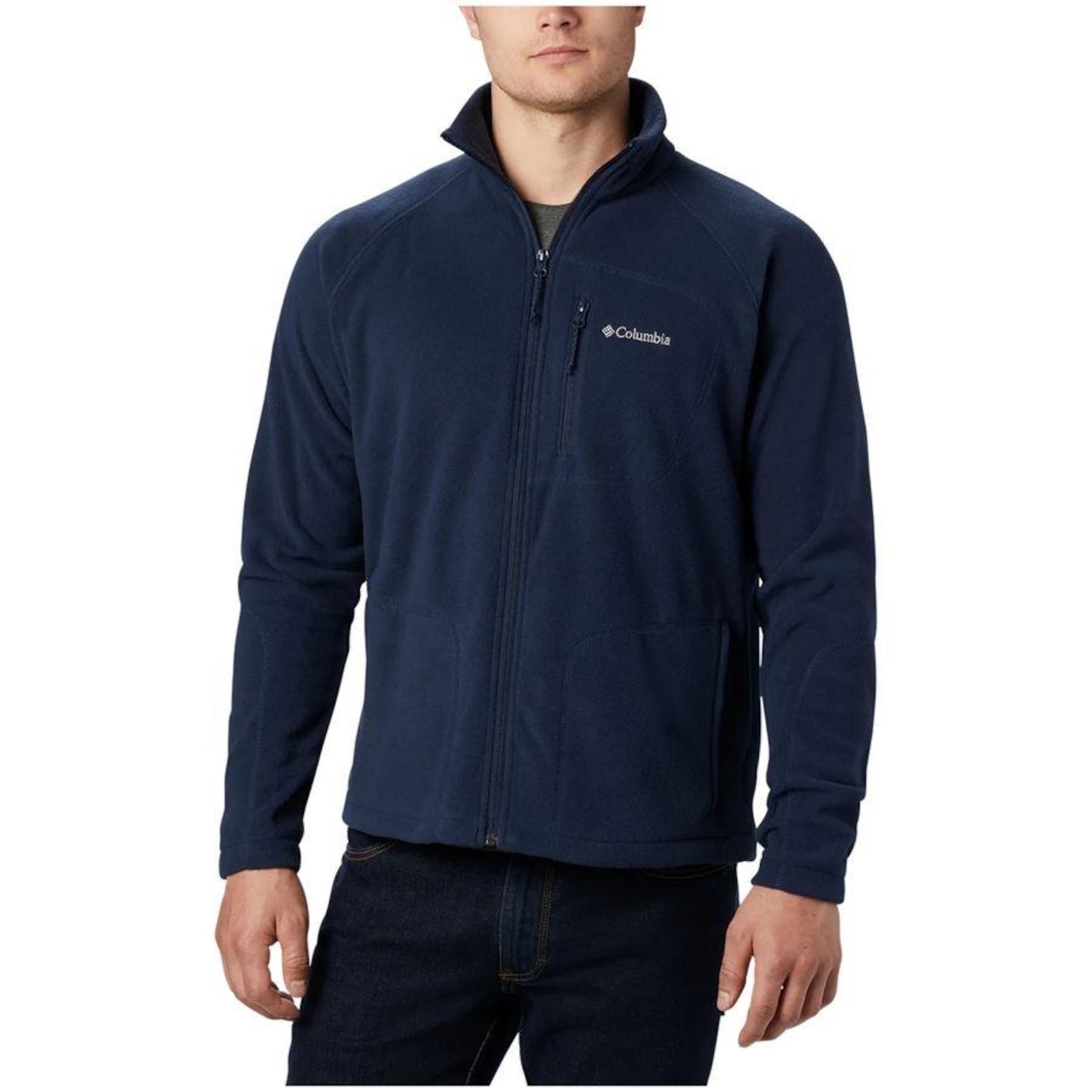 Jaqueta Columbia Fleece Fast Trek - Masculina - Foto 1