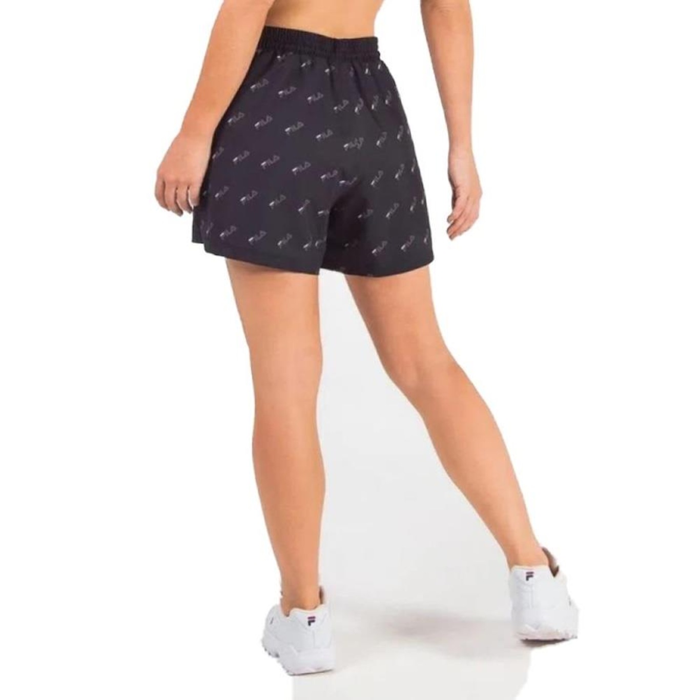 Shorts Fila Full Print - Feminino - Foto 2