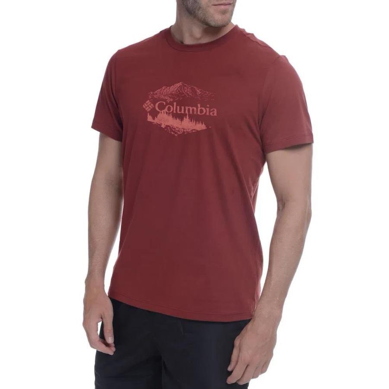 Camiseta Columbia Triblend Tee Verbage - Masculina - Foto 1