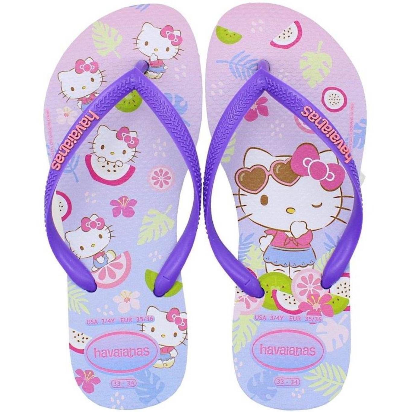 Chinelo Havaianas Hello kitty - Feminino | Centauro