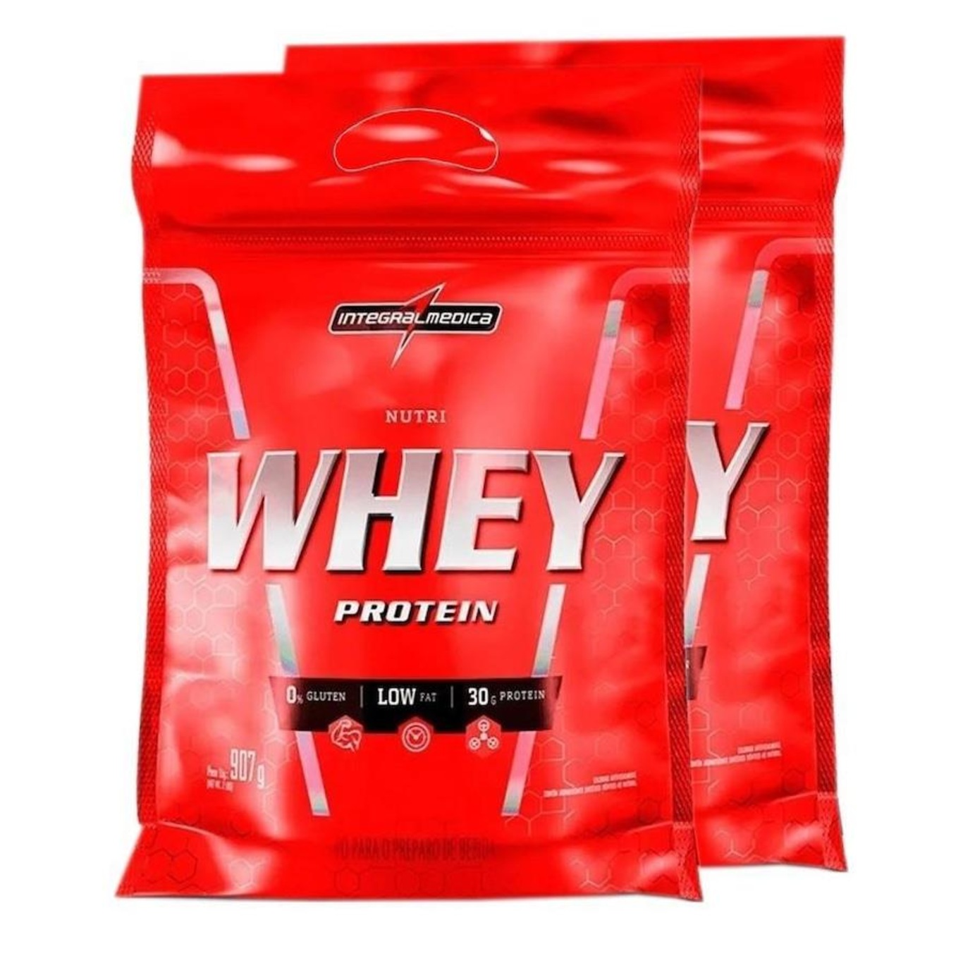 Kit Nutri Whey Integralm Dica Refil G Unds Centauro