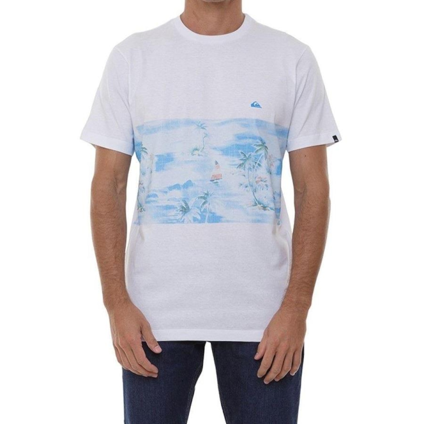 Camiseta Quiksilver Panel Mystic - Masculina - Foto 1