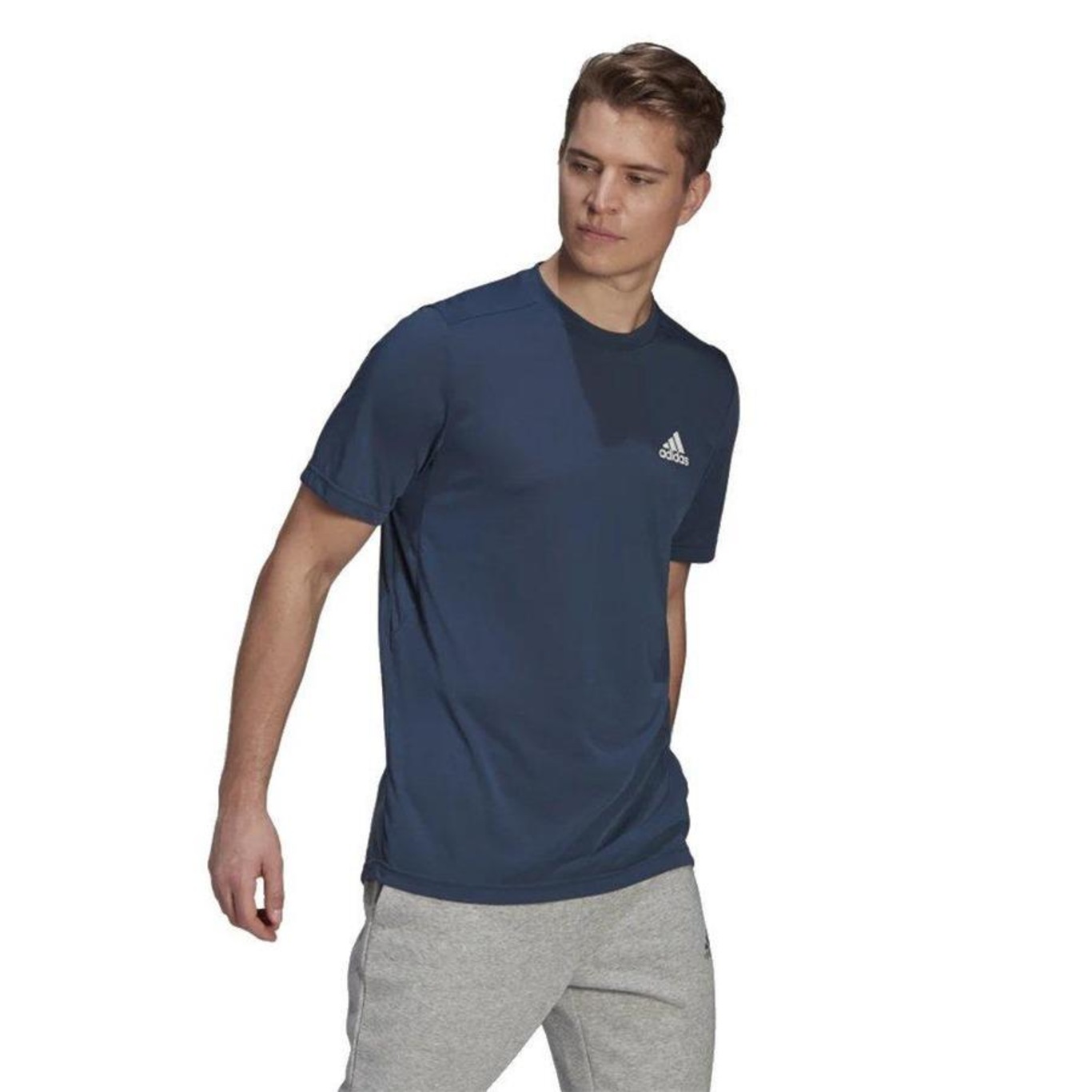 Camiseta adidas D2M Feelready - Masculino - Foto 4