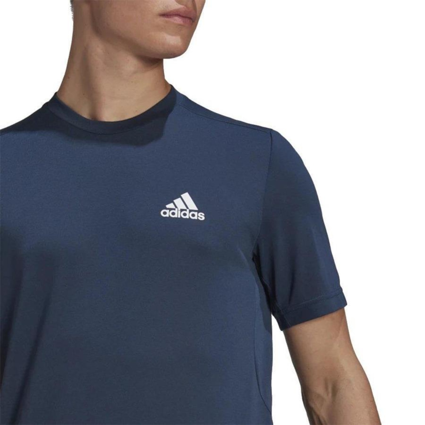 Camiseta adidas D2M Feelready - Masculino - Foto 5