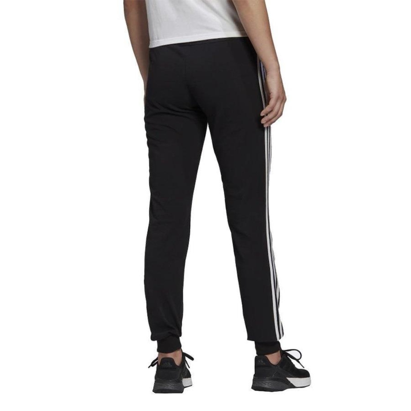 Calça adidas Essentials Single Jersey - Feminina - Foto 3