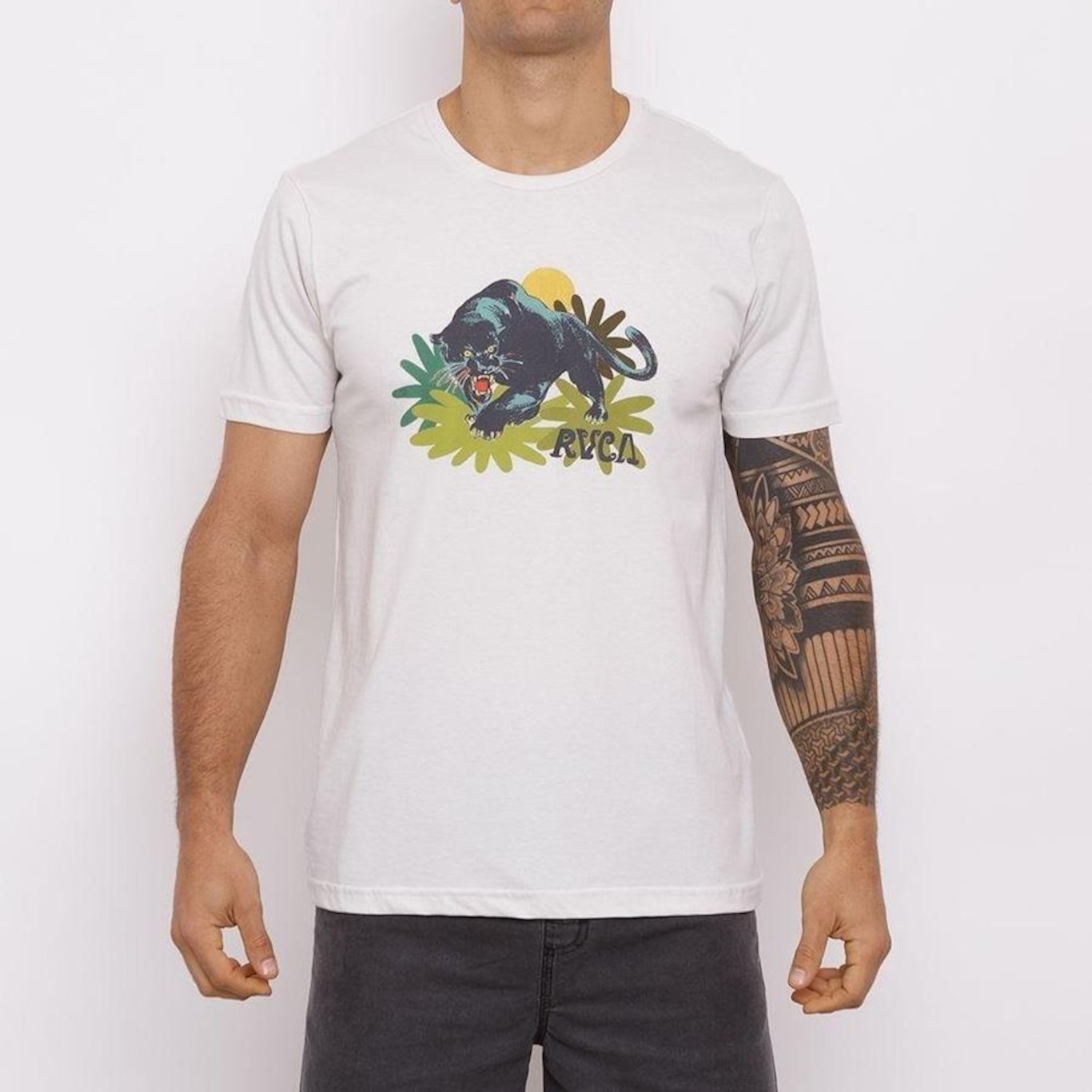 Camiseta RVCA Mel G Anp II - Masculina - Foto 1