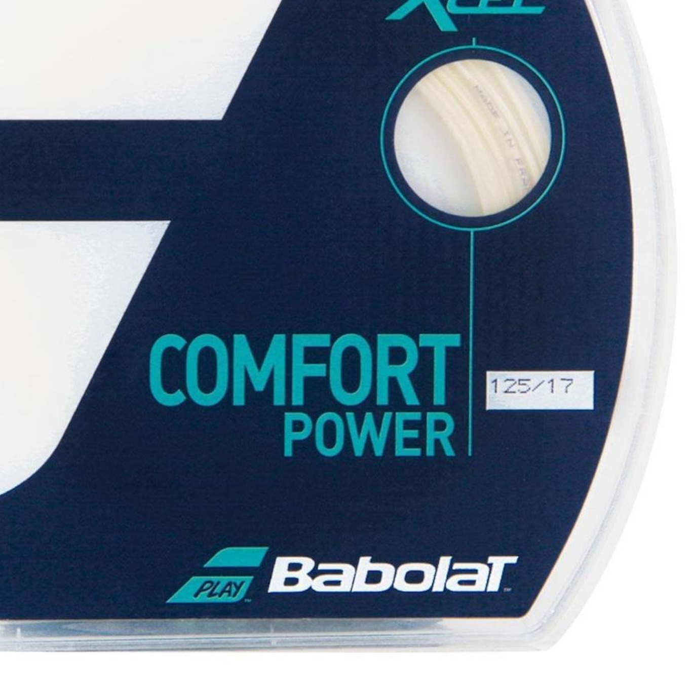 Corda para Raquete de Tênis Babolat xcel Natural 1.25/17 12m - Foto 2