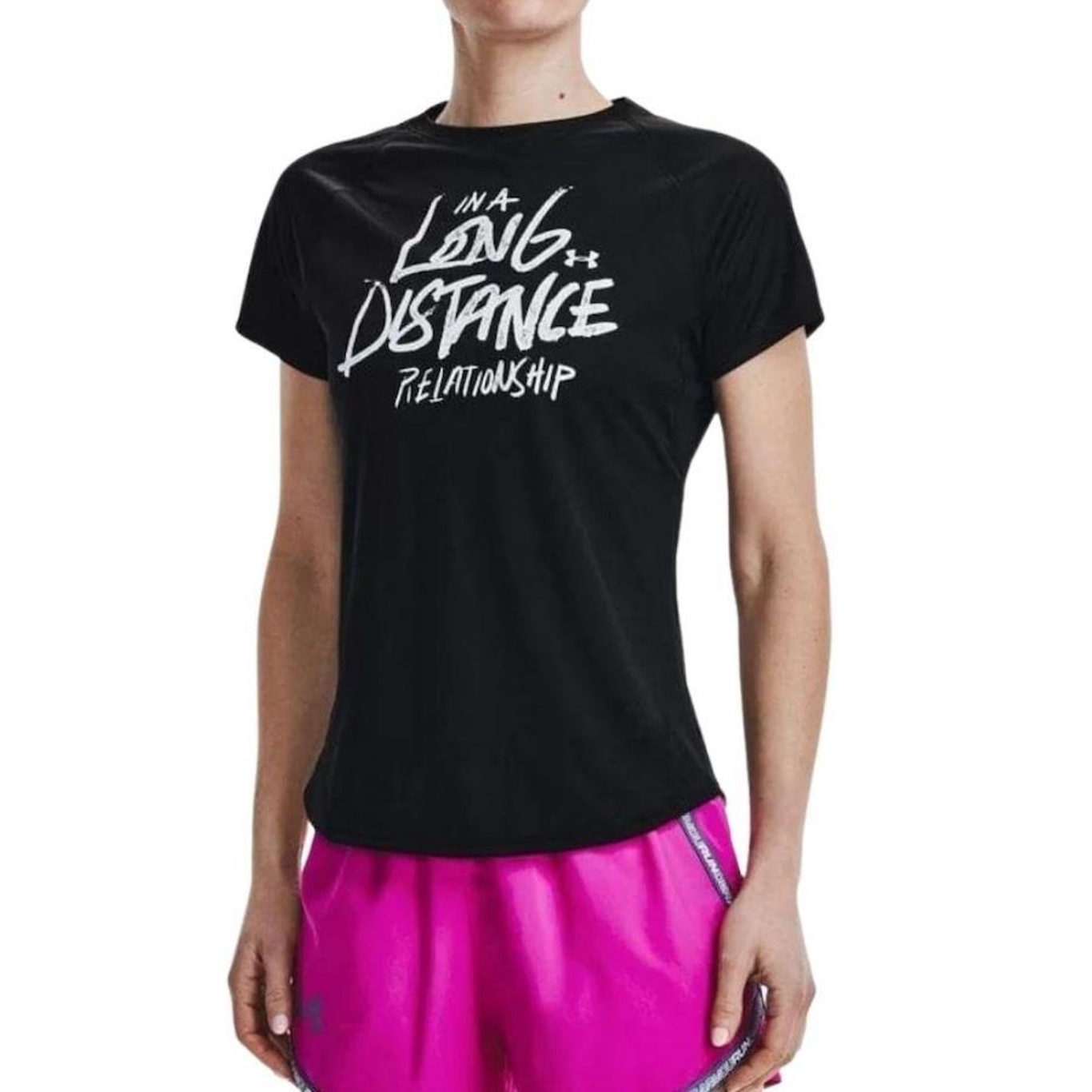 Camiseta Under Armour Speed Stride Graphic SS - Feminino - Foto 1