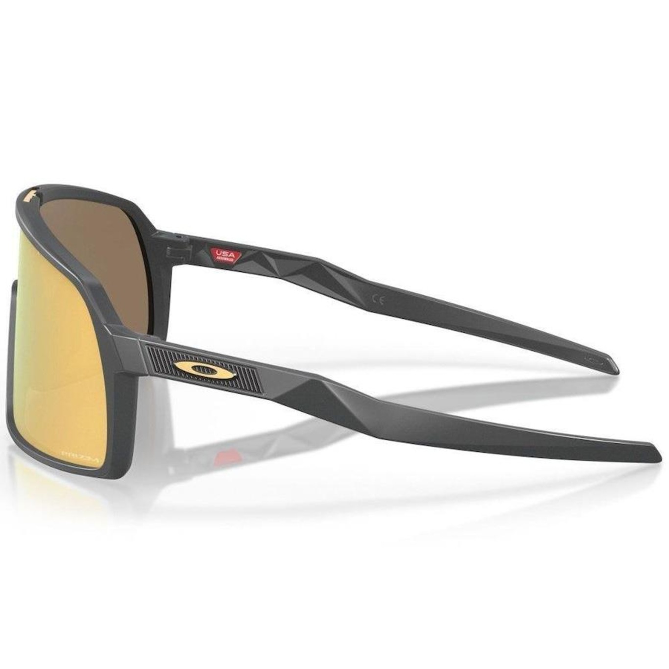 Óculos de Sol Oakley Sutro S Matte Carbon Prizm 24k - Adulto - Foto 2