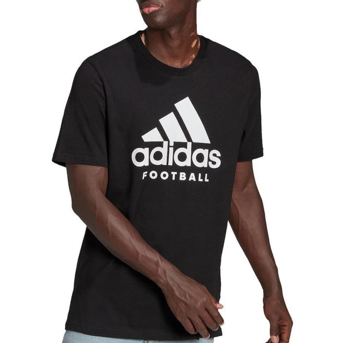 Camiseta adidas Grafica Football Logo - Masculina - Foto 1