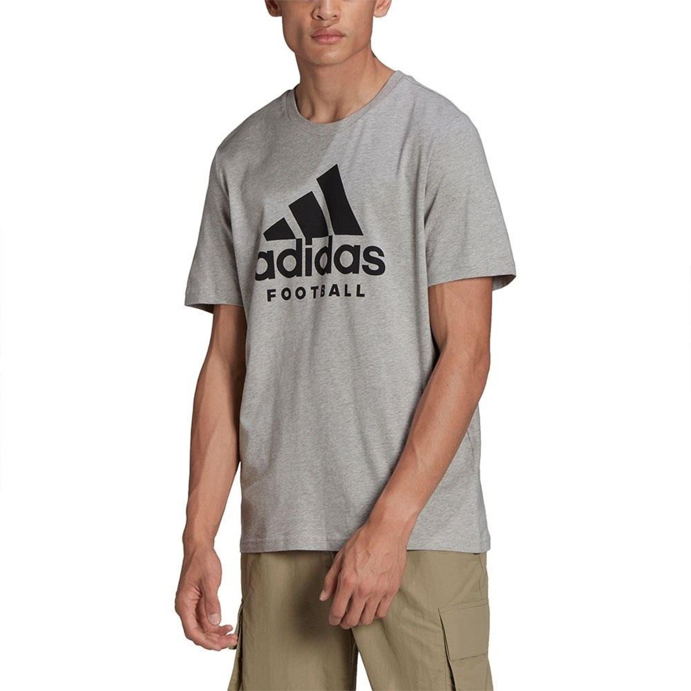 Camiseta adidas Grafica Football Logo - Masculina - Foto 2