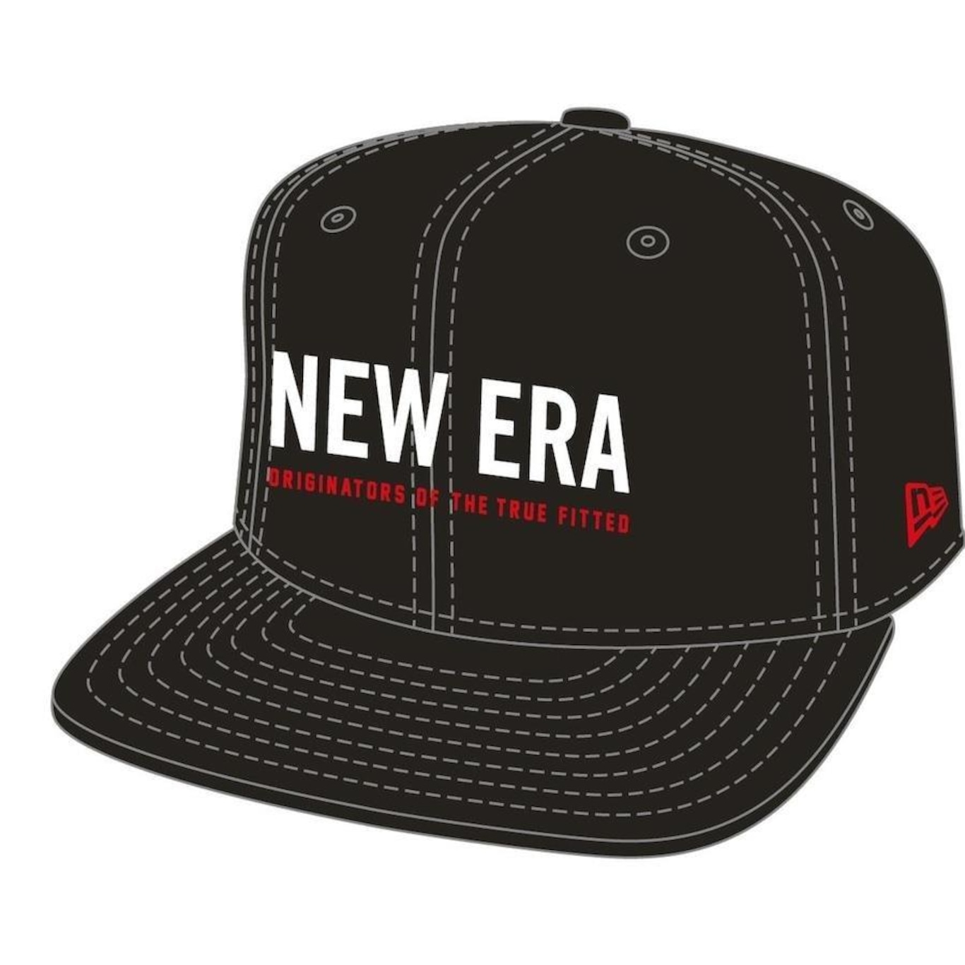 Boné Aba Reta New Era 950 OF SN Energy Spirit NE BLK - Snapback - Adulto - Foto 1