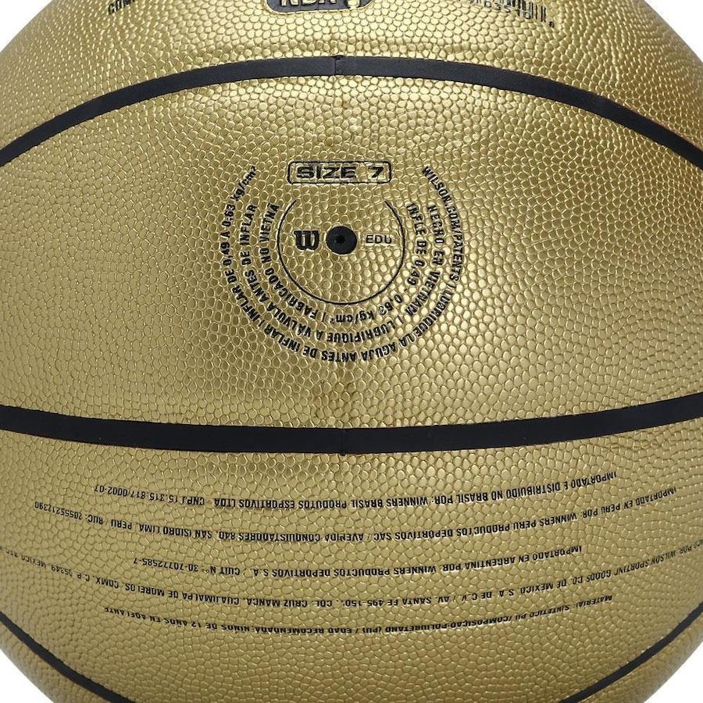 Bola Basquete Wilson NBA Gold Edition Tam 7 