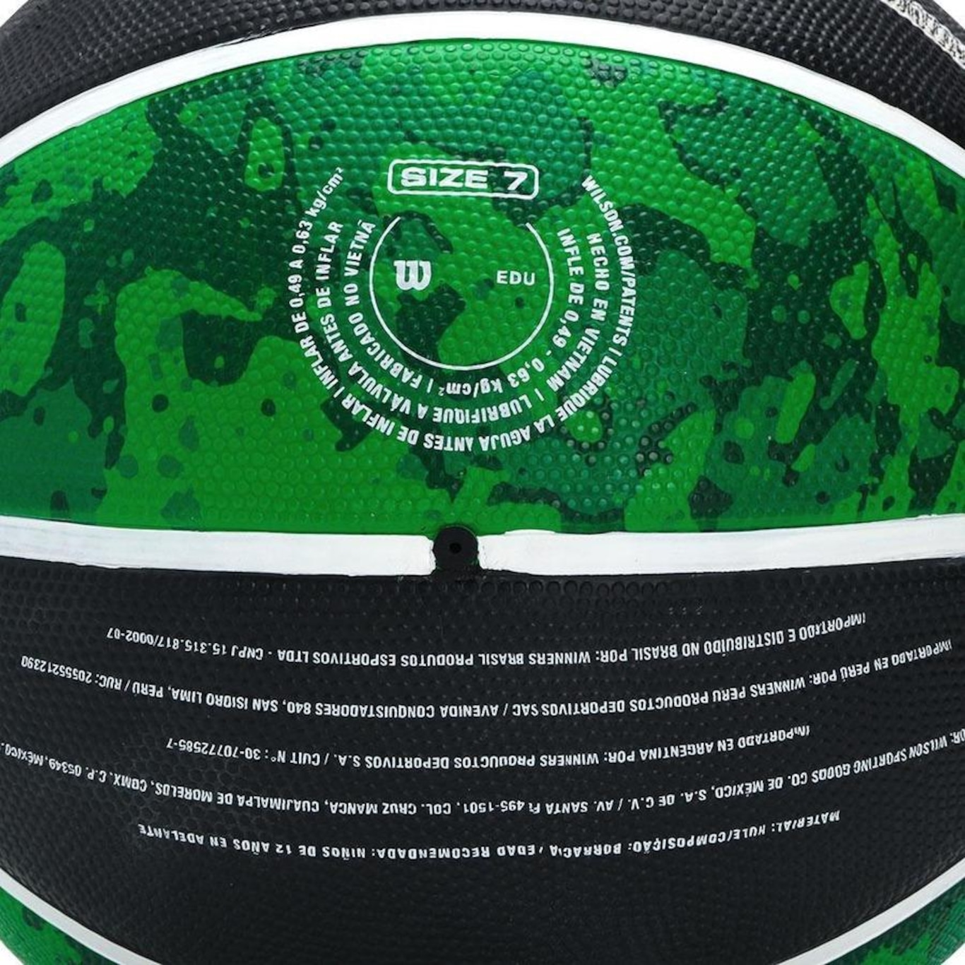 Bola de Basquete Wilson NBA Team Tiedye Boston Celtics Tam 7 - Foto 5