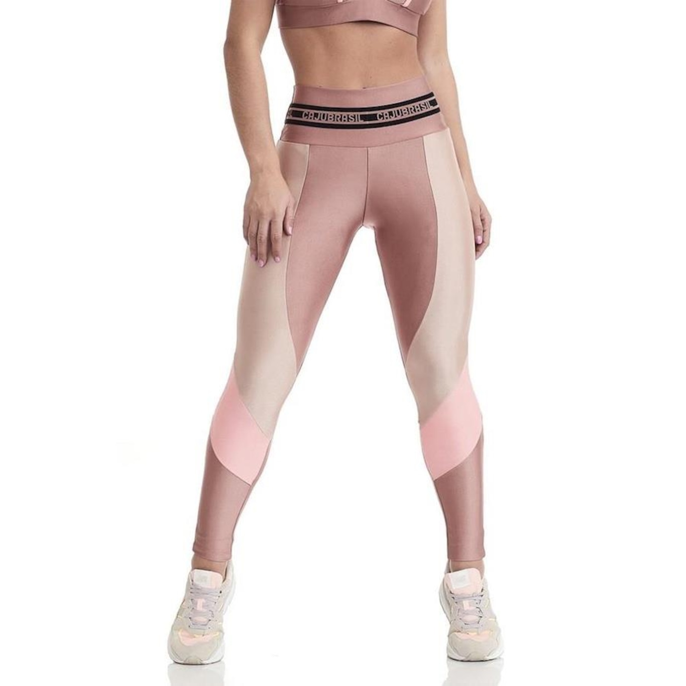 Calça Legging Cajubrasil Glow Plus Size - Feminina - Foto 1