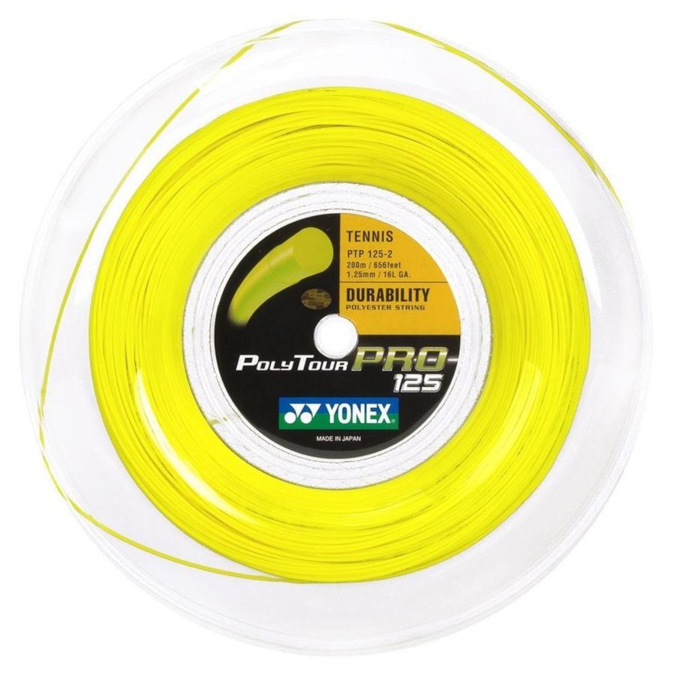 Corda Yonex Polytour Pro 16L 1.25mm - Rolo com 200 metros - Foto 1