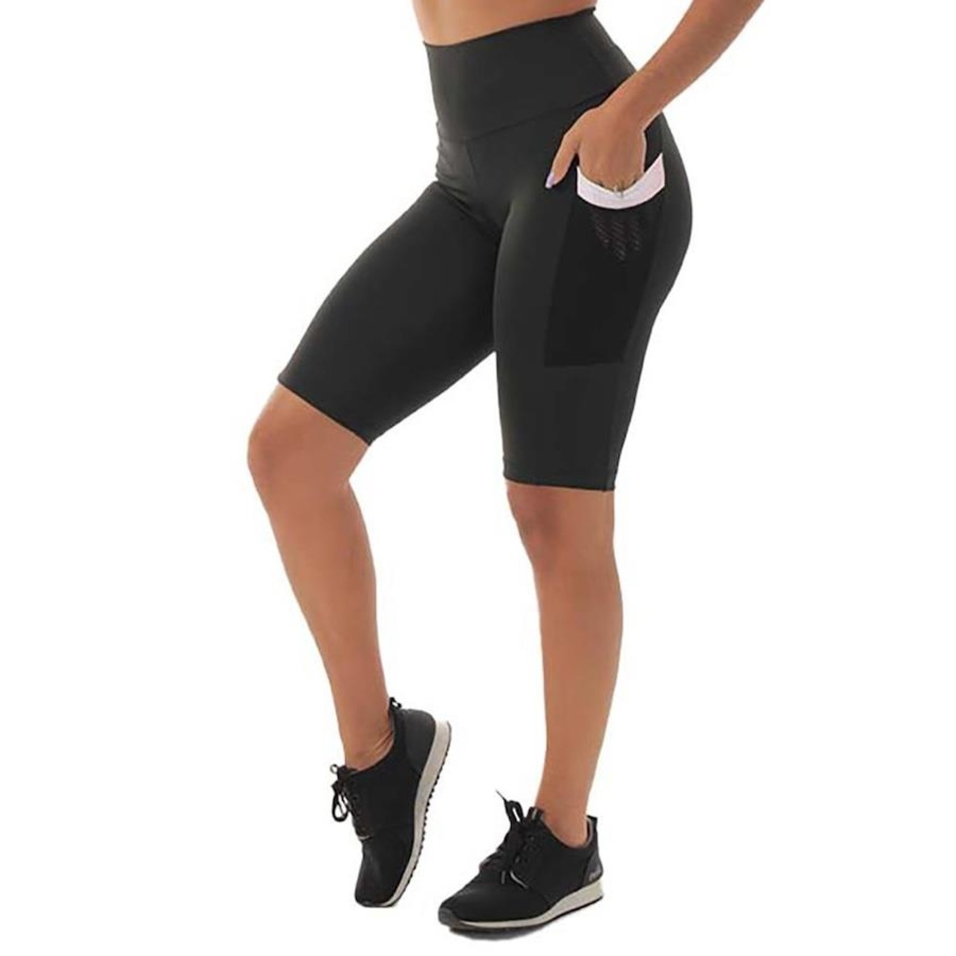 Conjunto Fristyle Fitness  Bermuda e Top Academia - Feminino - Foto 4