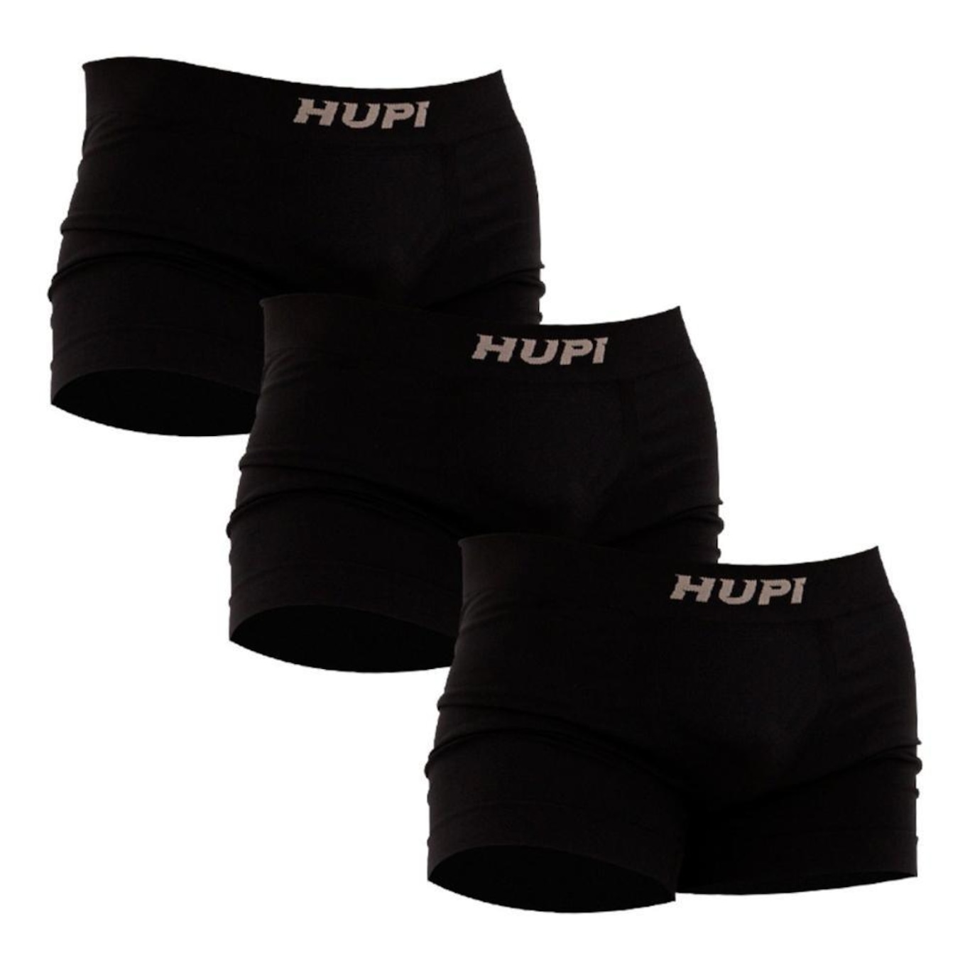 Kit Cueca Boxer Hupi Para Seamless - 3 Unidades - Adulto - Foto 1