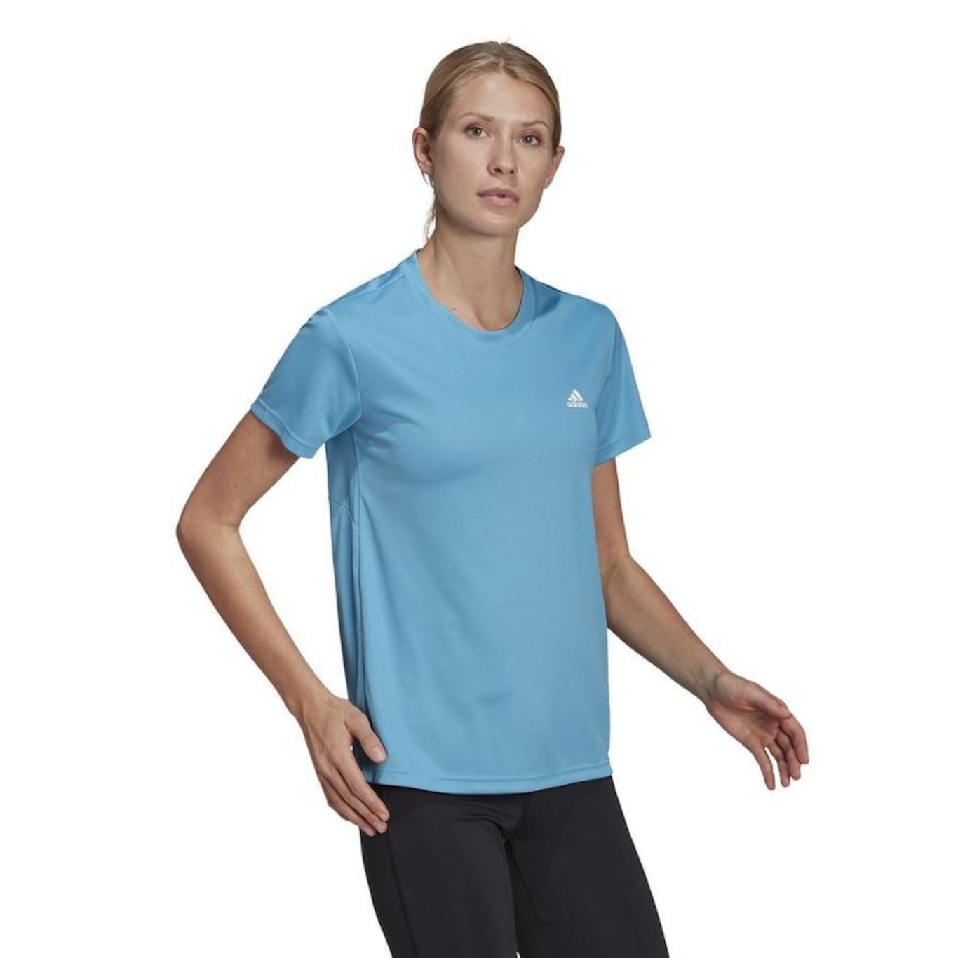 Camiseta adidas Small Logo HE6752 - Feminina - Foto 2