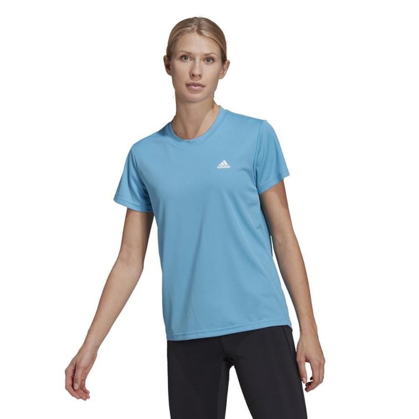 Camiseta adidas Small Logo HE6752 - Feminina - Foto 4