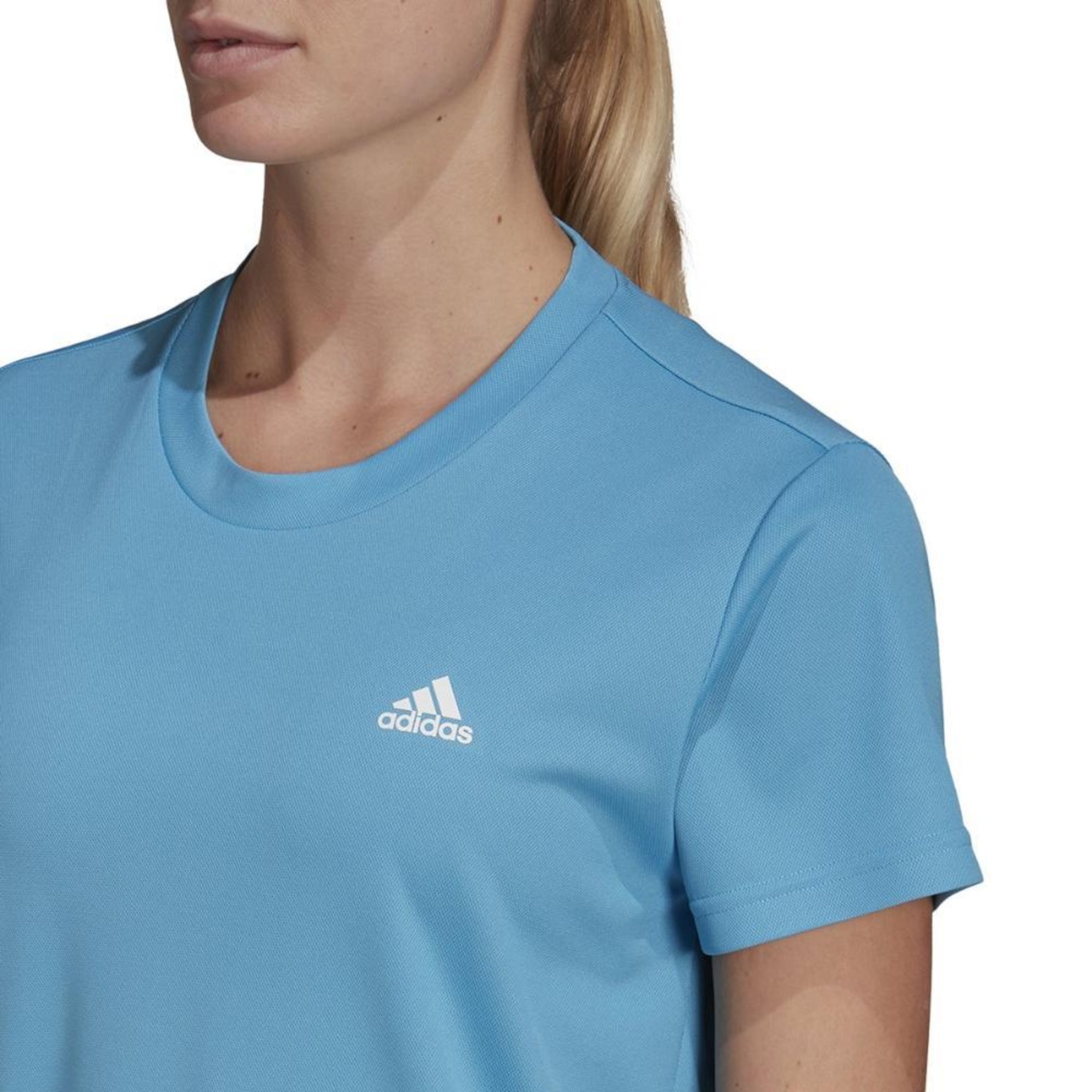 Camiseta adidas Small Logo HE6752 - Feminina - Foto 5