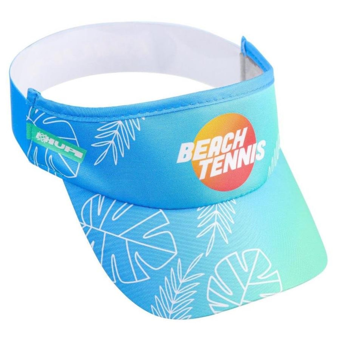 Kit de Beach Tennis com Undergrip Spider Grip + Viseira HUPI Blue - Foto 3