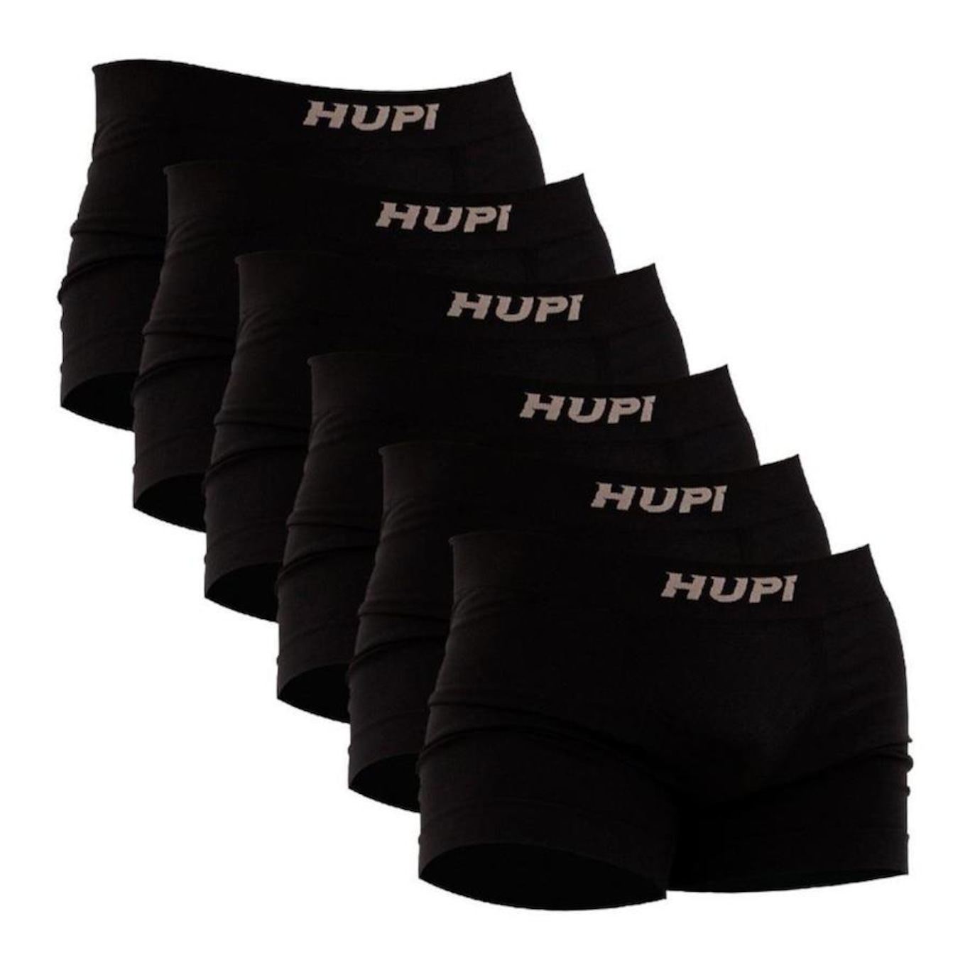 Kit Cueca Boxer Hupi Para Seamless - 6 Unidades - Adulto - Foto 1