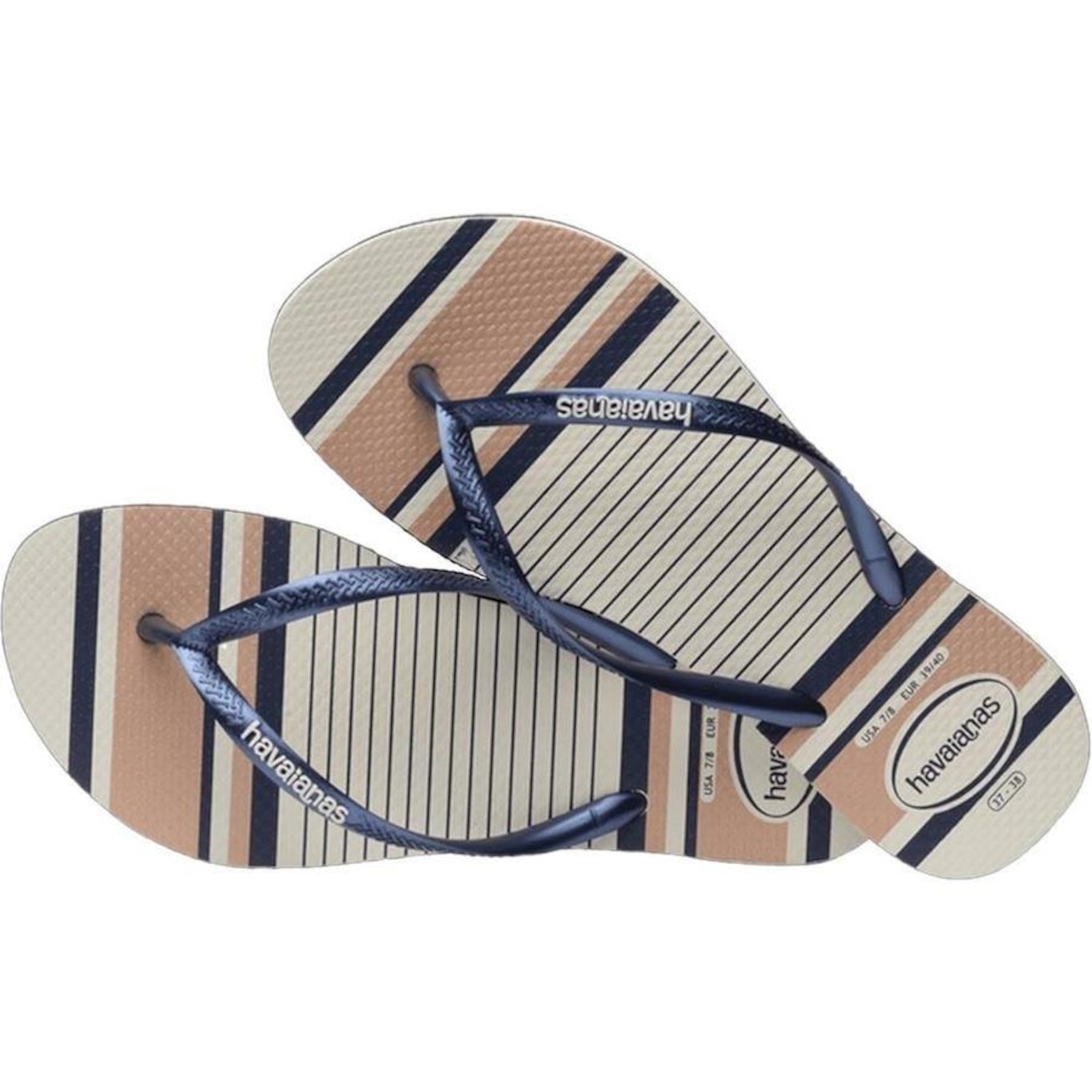 Chinelo Havaianas Slim Nautical 4137125 - Feminino - Foto 3