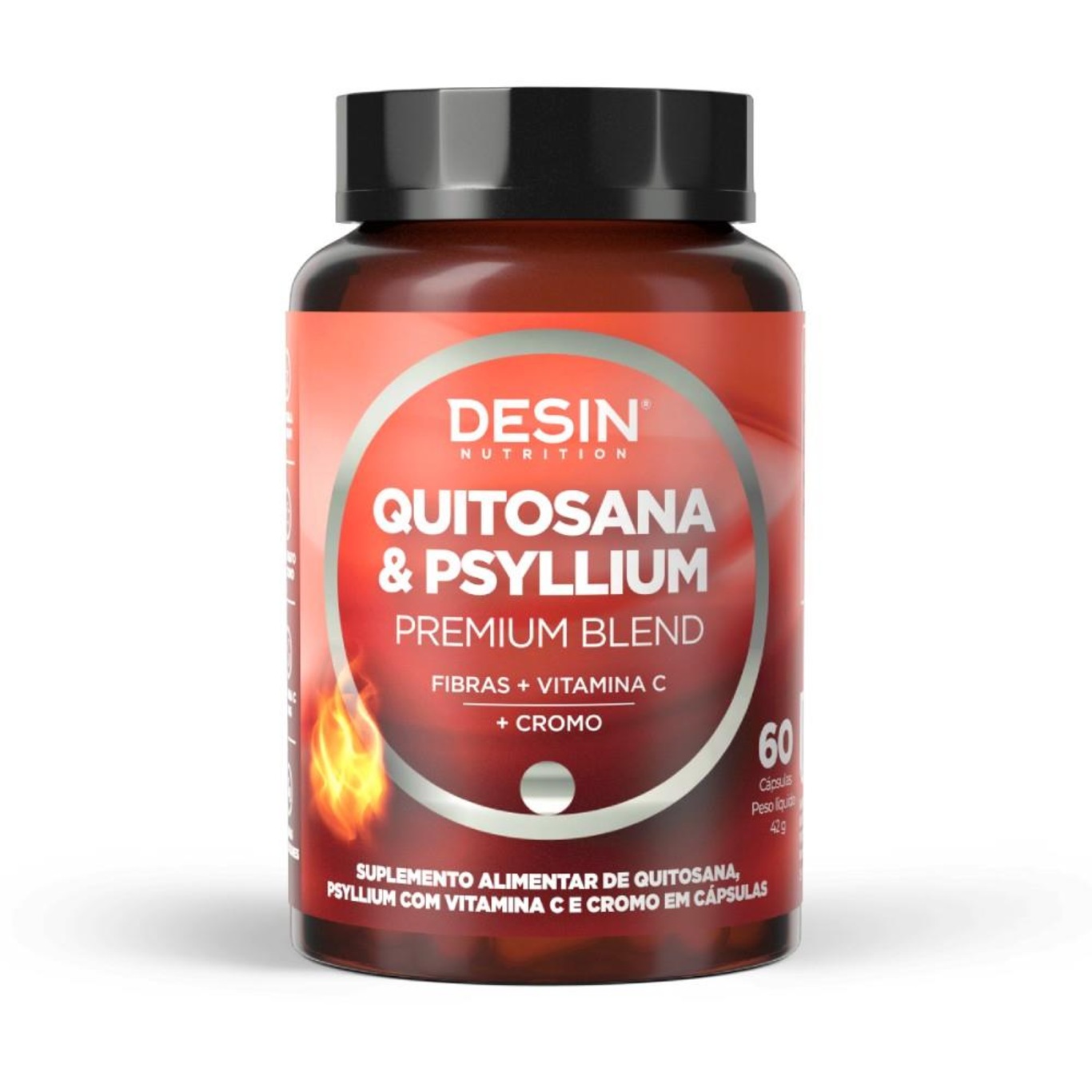 Quitosana Desin Caps Desin Nutrition Fit & Lean Control - 60 Cápsulas ...