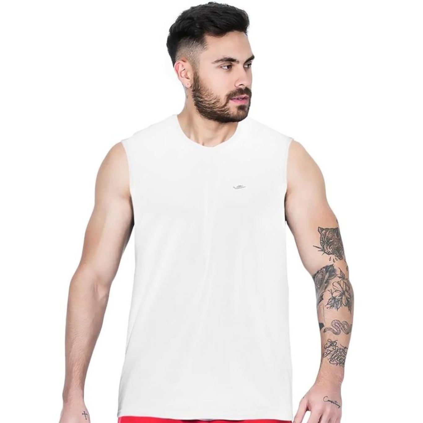 Camiseta Regata Elite Sea Land Plus Size - Masculina - Foto 1