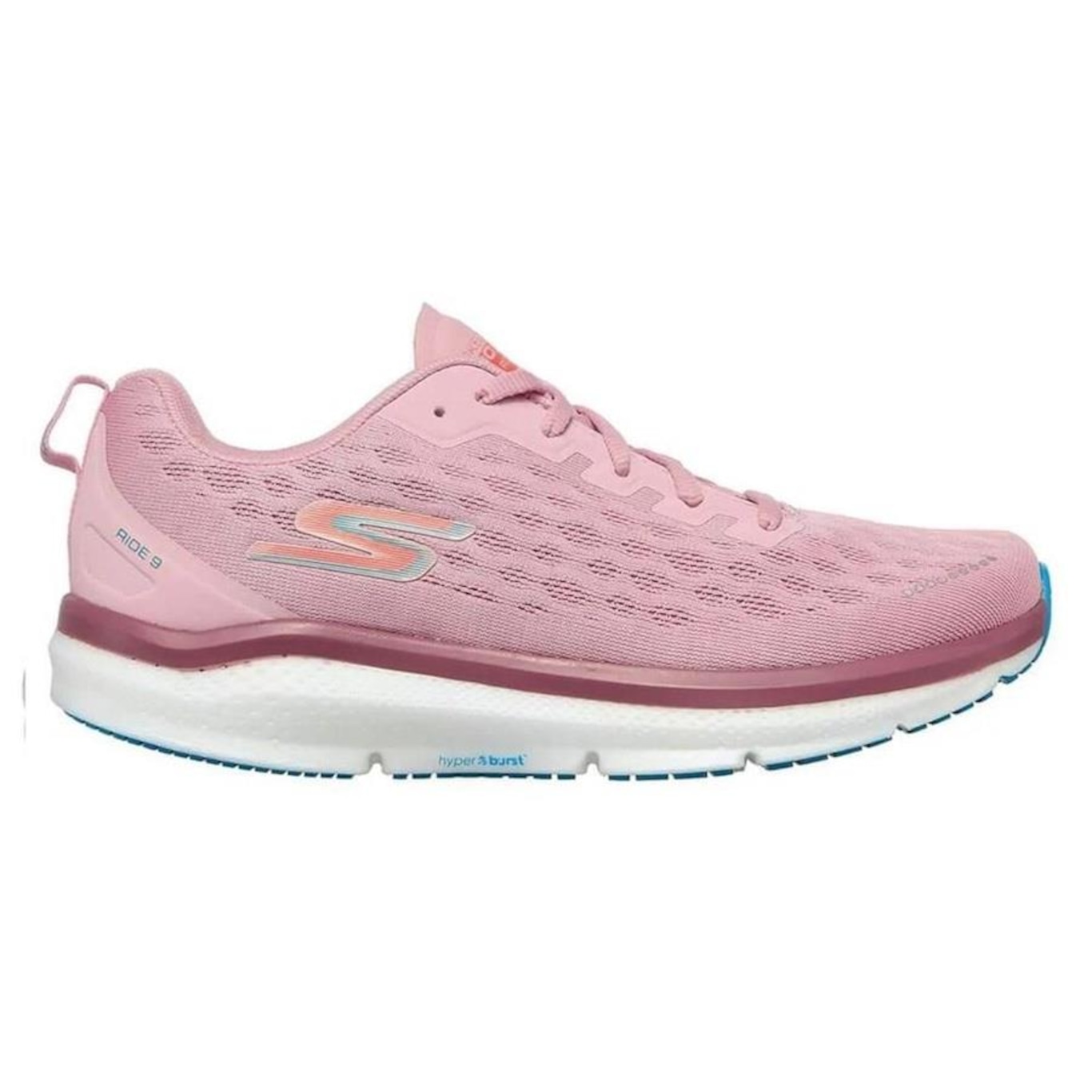 Tênis Skechers Go Run Ride 9 + 3 Pares de Meias - Feminino - Foto 2