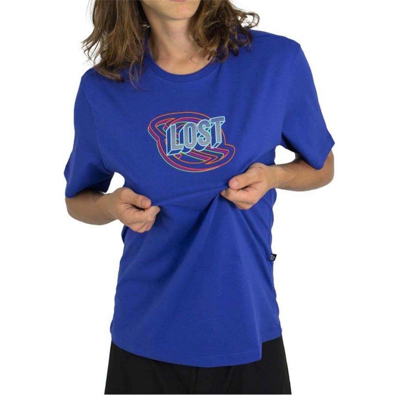 Camiseta Lost Lost Lasers - Masculina - Foto 1