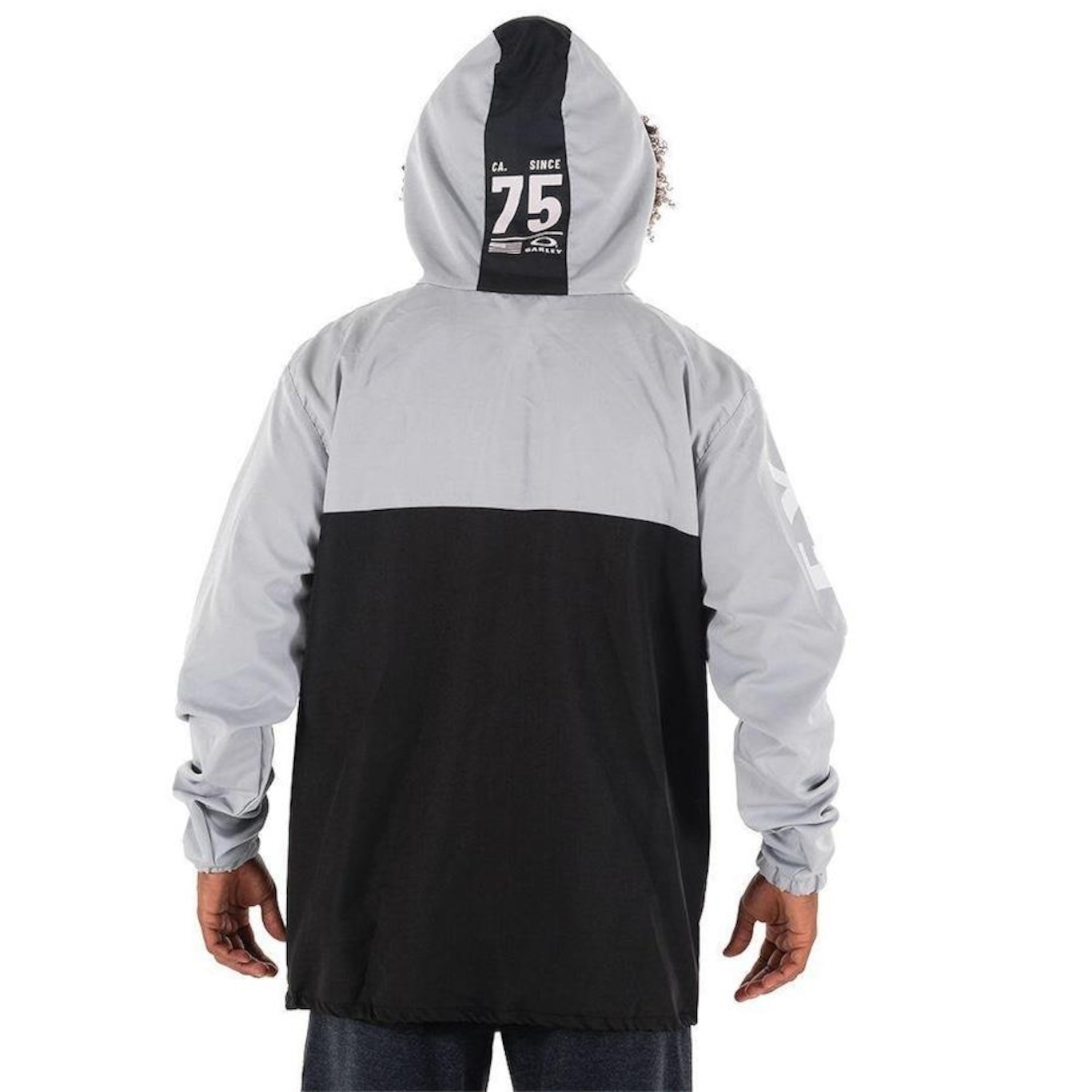 Jaqueta Oakley 75 Blocked Windbreaker - Masculina - Foto 2