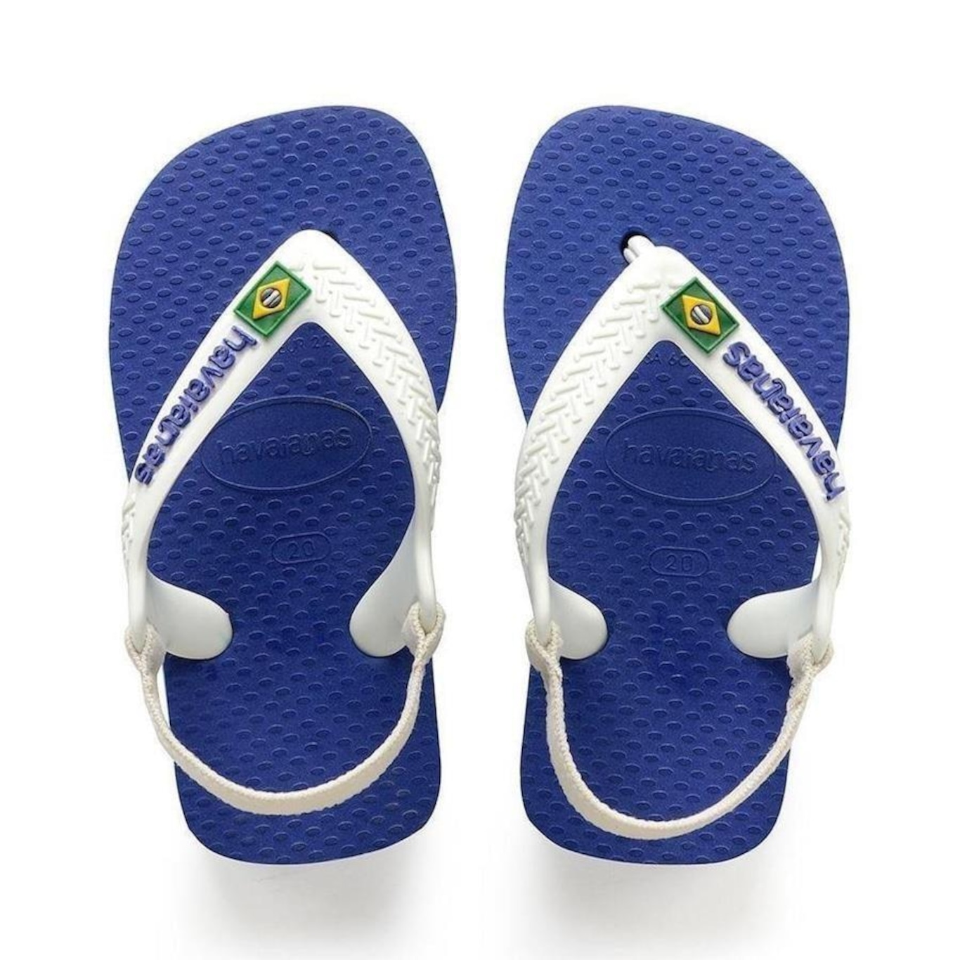 Sandália Baby Havaianas Logo Brasil Papete - Infantil - Foto 1