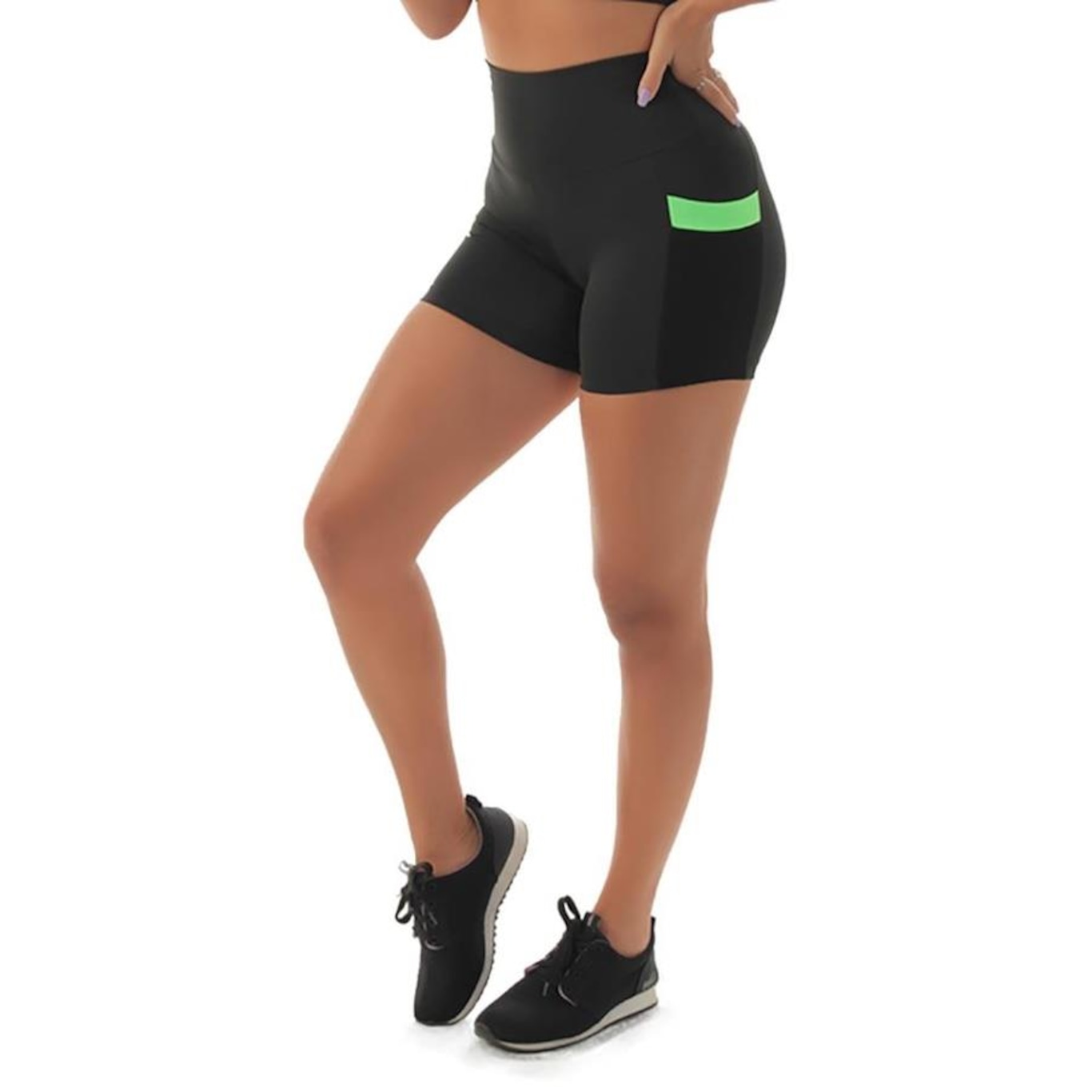 Short Fristyle Fitness Com Bolso Academia - Feminino - Foto 5