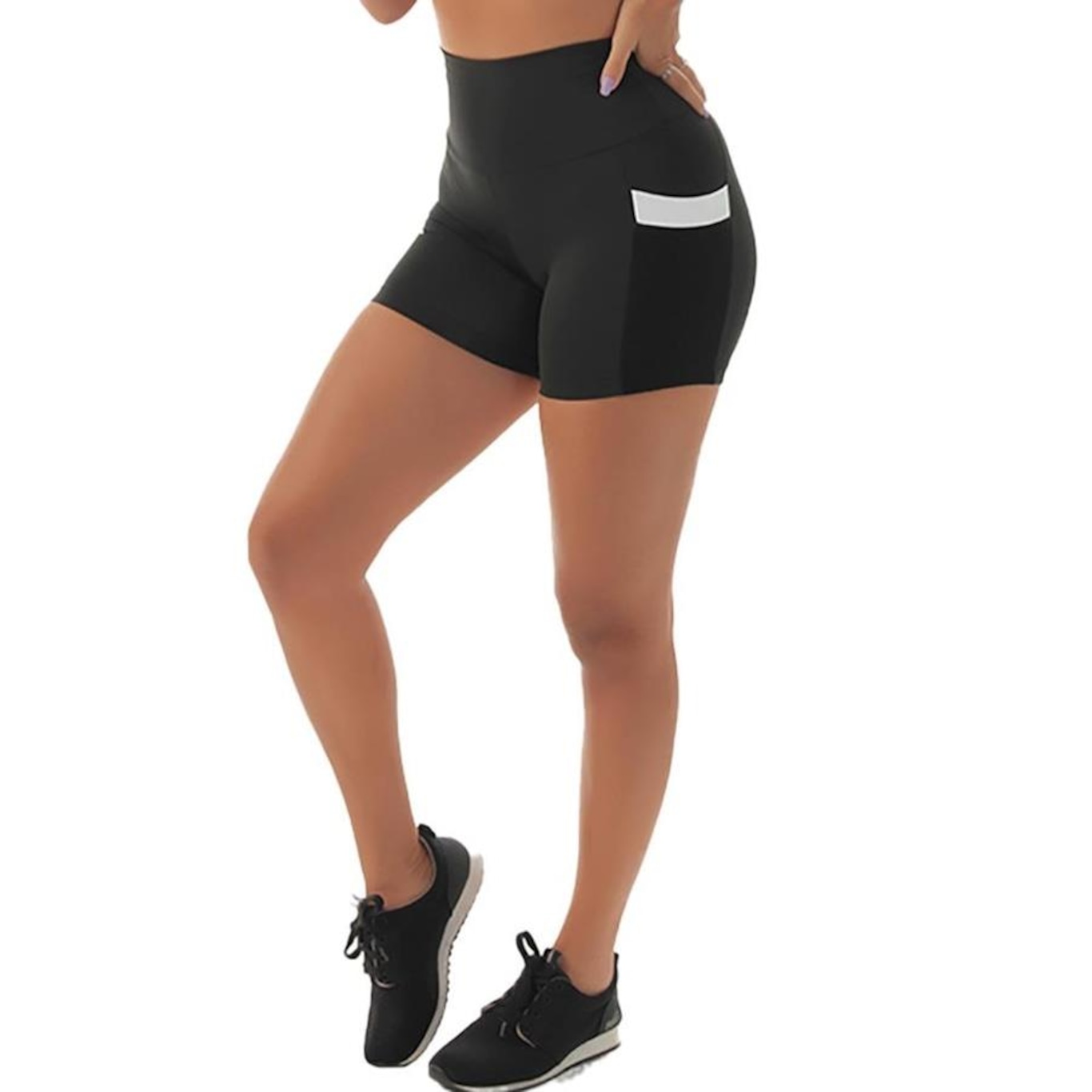 Short Fristyle Fitness Com Bolso Academia - Feminino - Foto 4