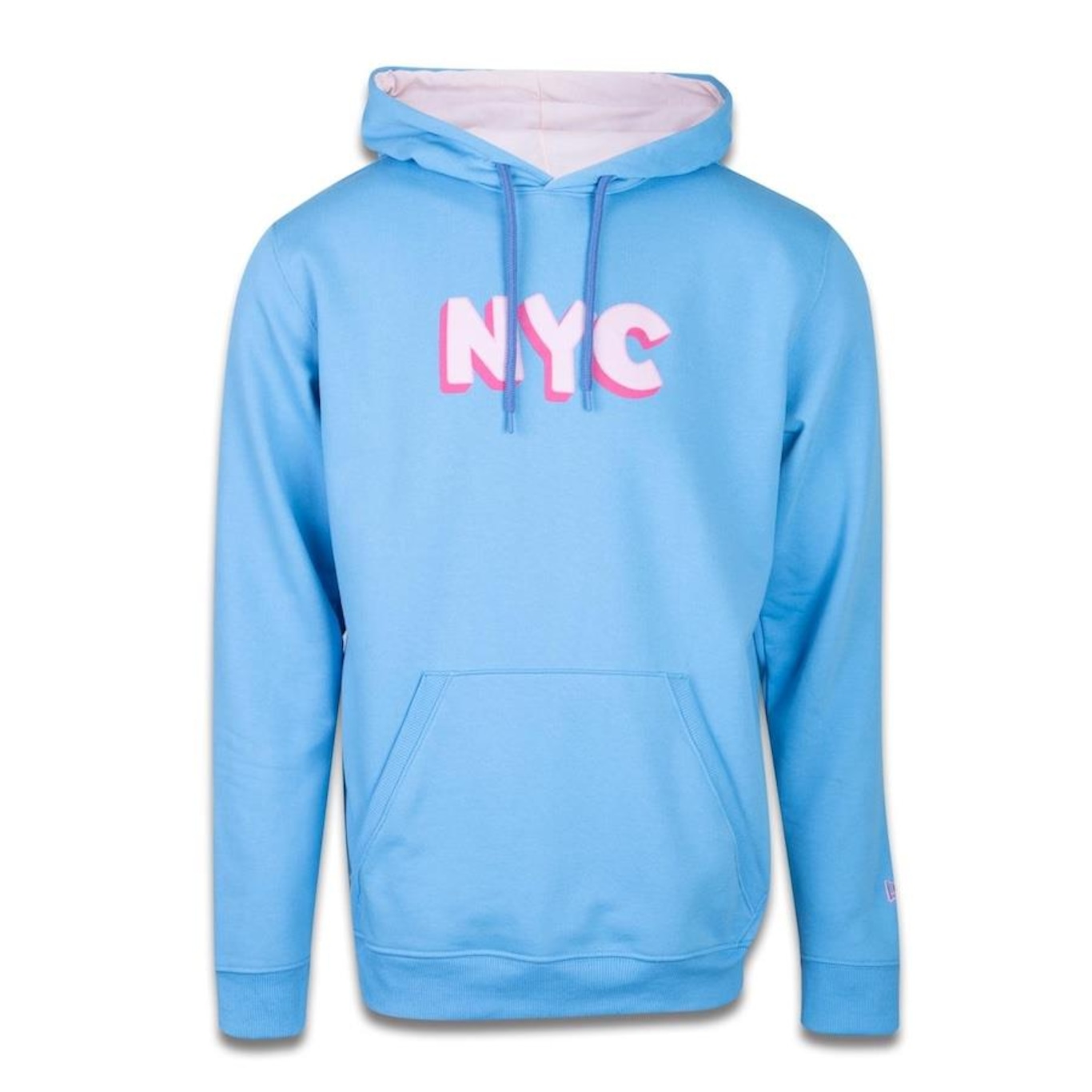 Blusão de Moletom New Era Canguru Fechado New York City NYC Sweet Winter - Masculino - Foto 1