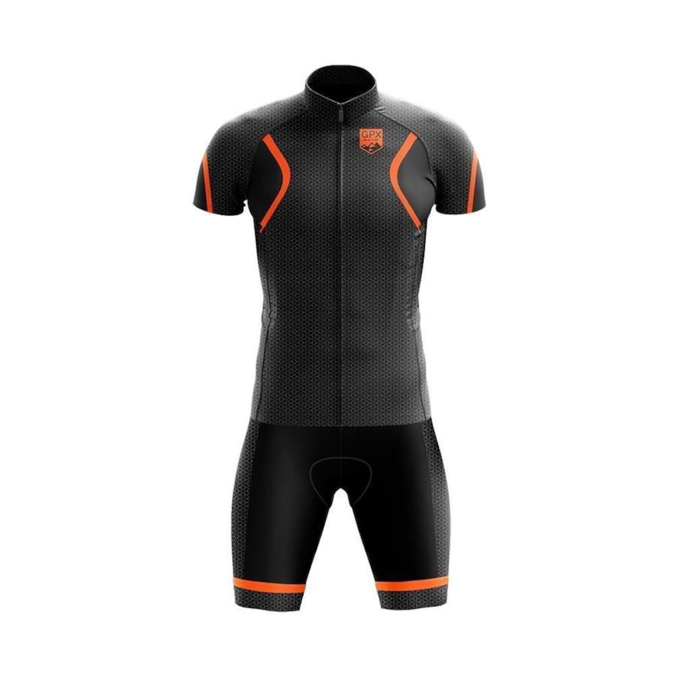 Conjunto GPX de Ciclismo: Bretelle + Camisa Zíper Full Hunter Masculino - Foto 2