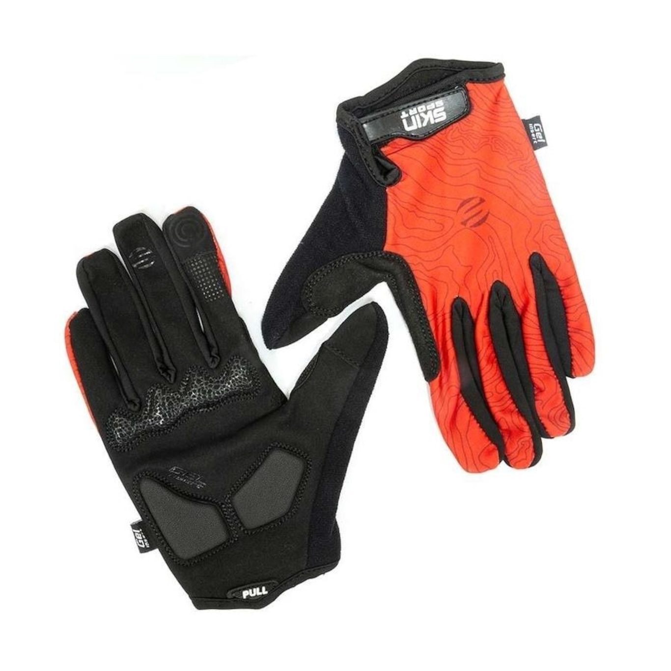 Luvas Ciclismo Dedo Longo Skin Sport Air Gel - Adulto - Foto 1