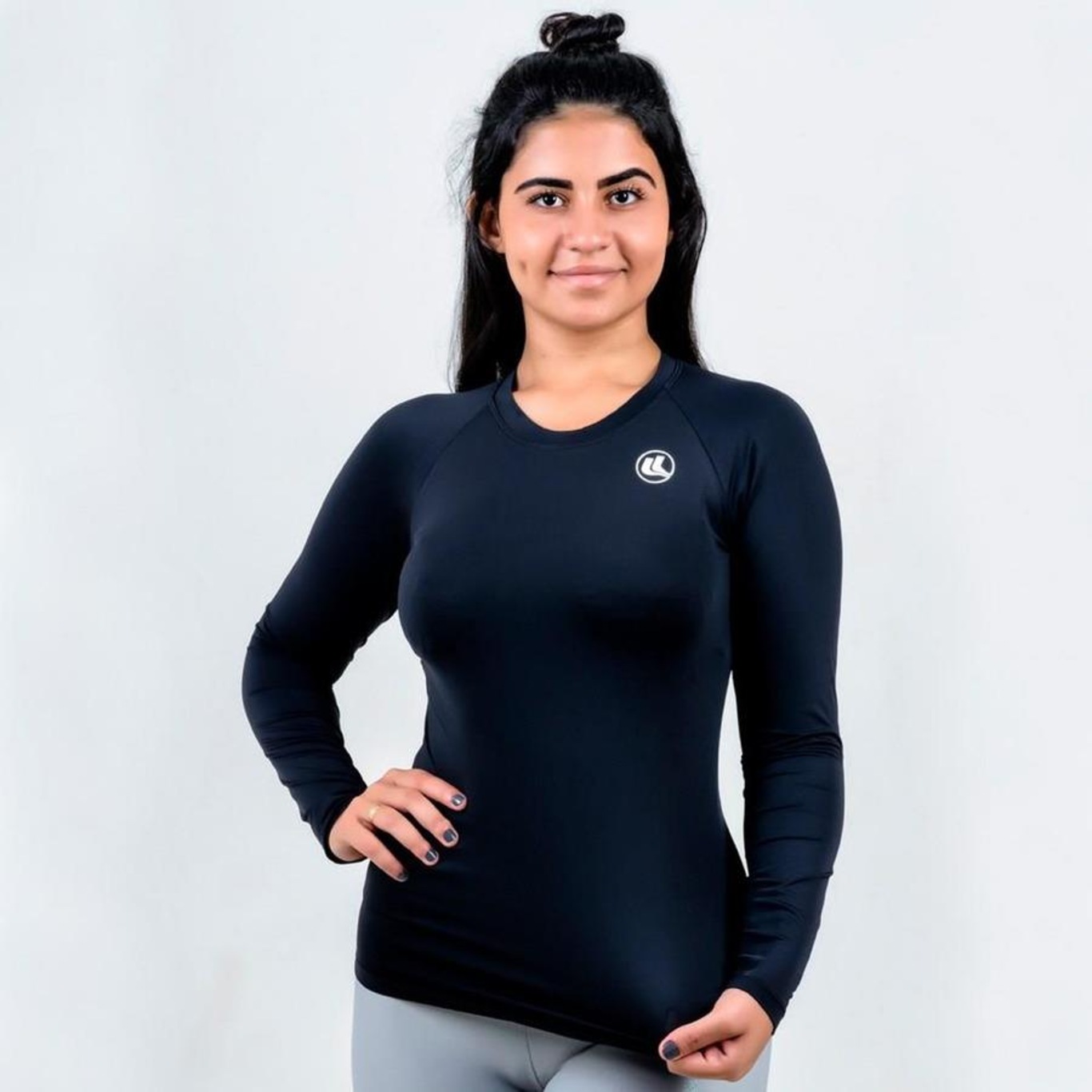 Camisa Térmica Esporte Legal Luar Manga Longa - Feminina - Foto 3