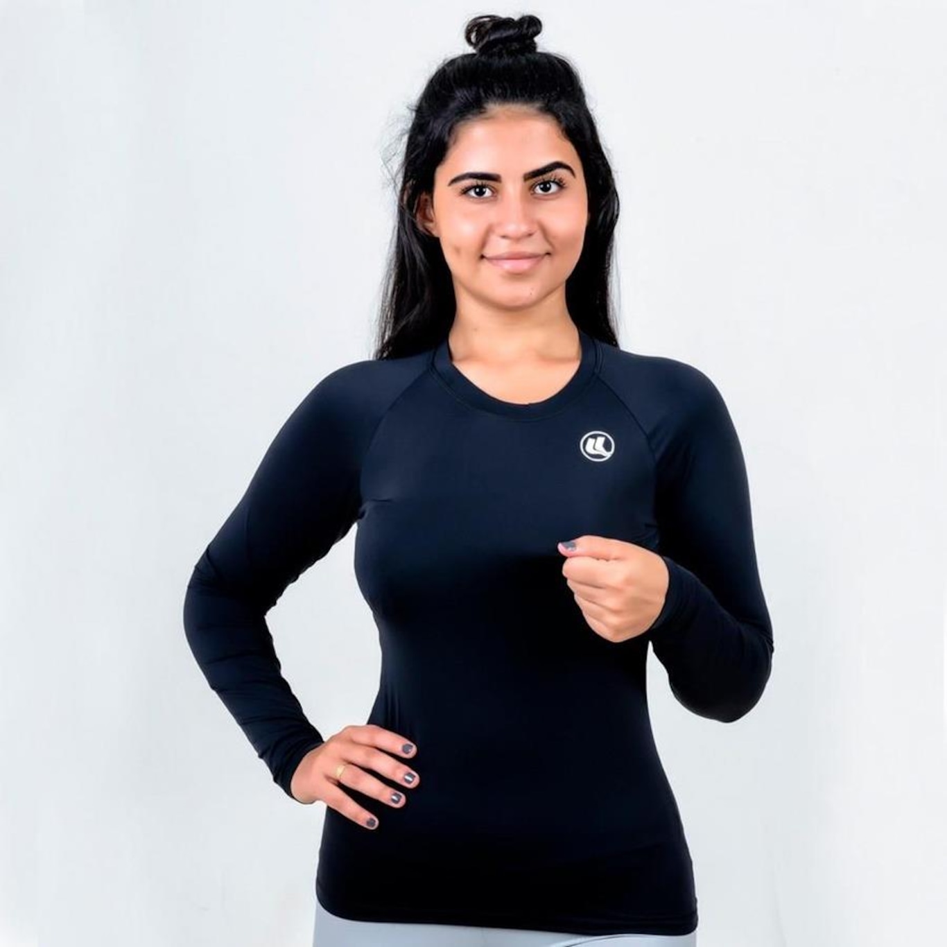 Camisa Térmica Esporte Legal Luar Manga Longa - Feminina - Foto 4