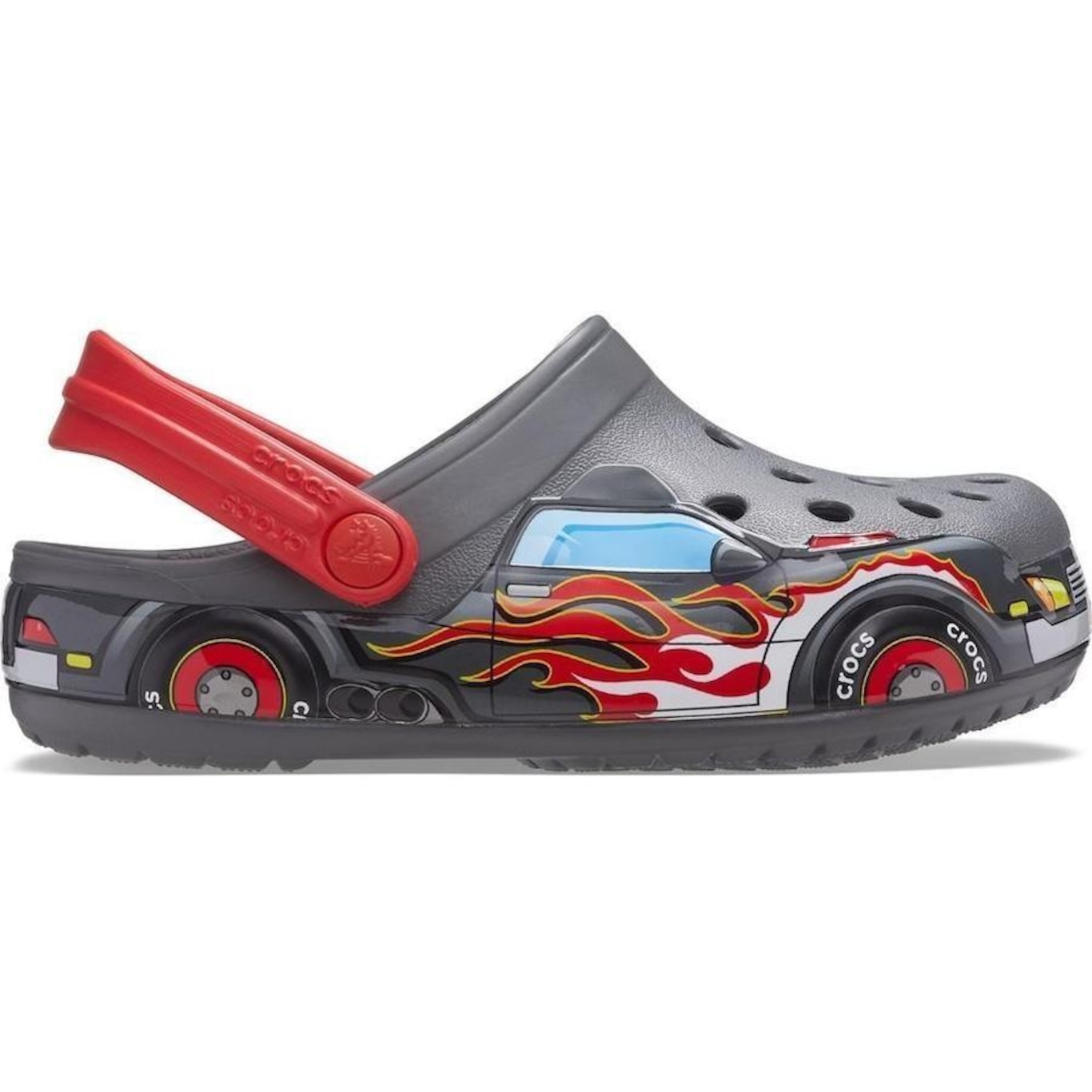 Sandália Crocs Fl Truckband Clog - Infantil - Foto 1