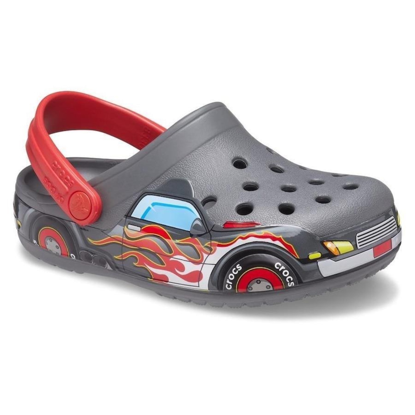 Sandália Crocs Fl Truckband Clog - Infantil - Foto 2