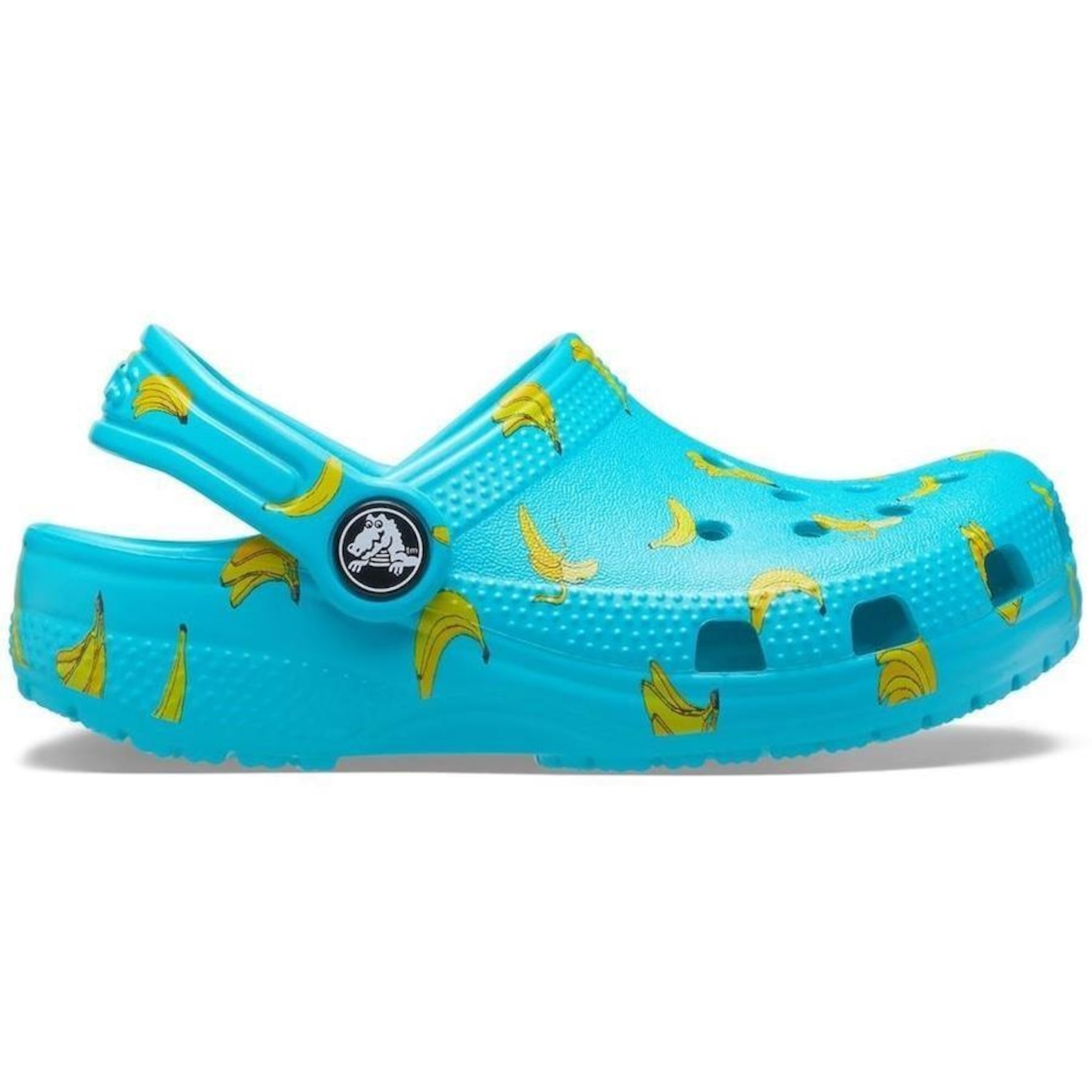 Sandália Crocs Classic Food Print Digital - Infantil - Foto 1