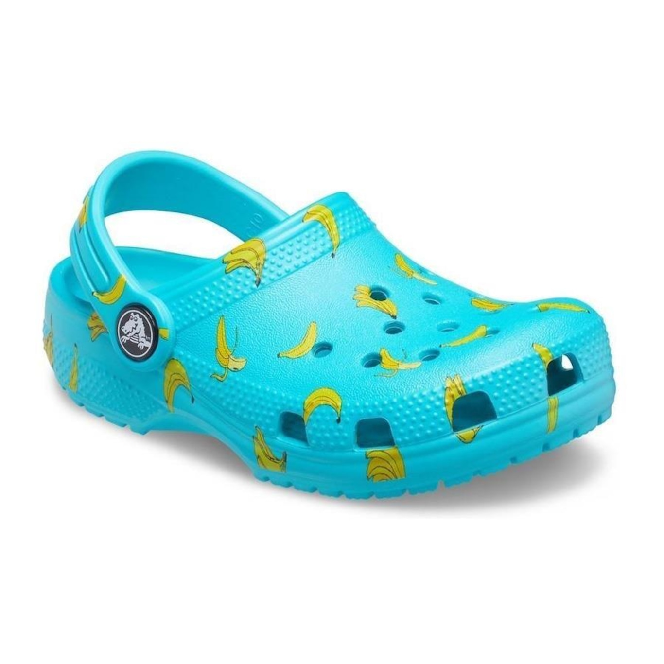 Sandália Crocs Classic Food Print Digital - Infantil - Foto 2