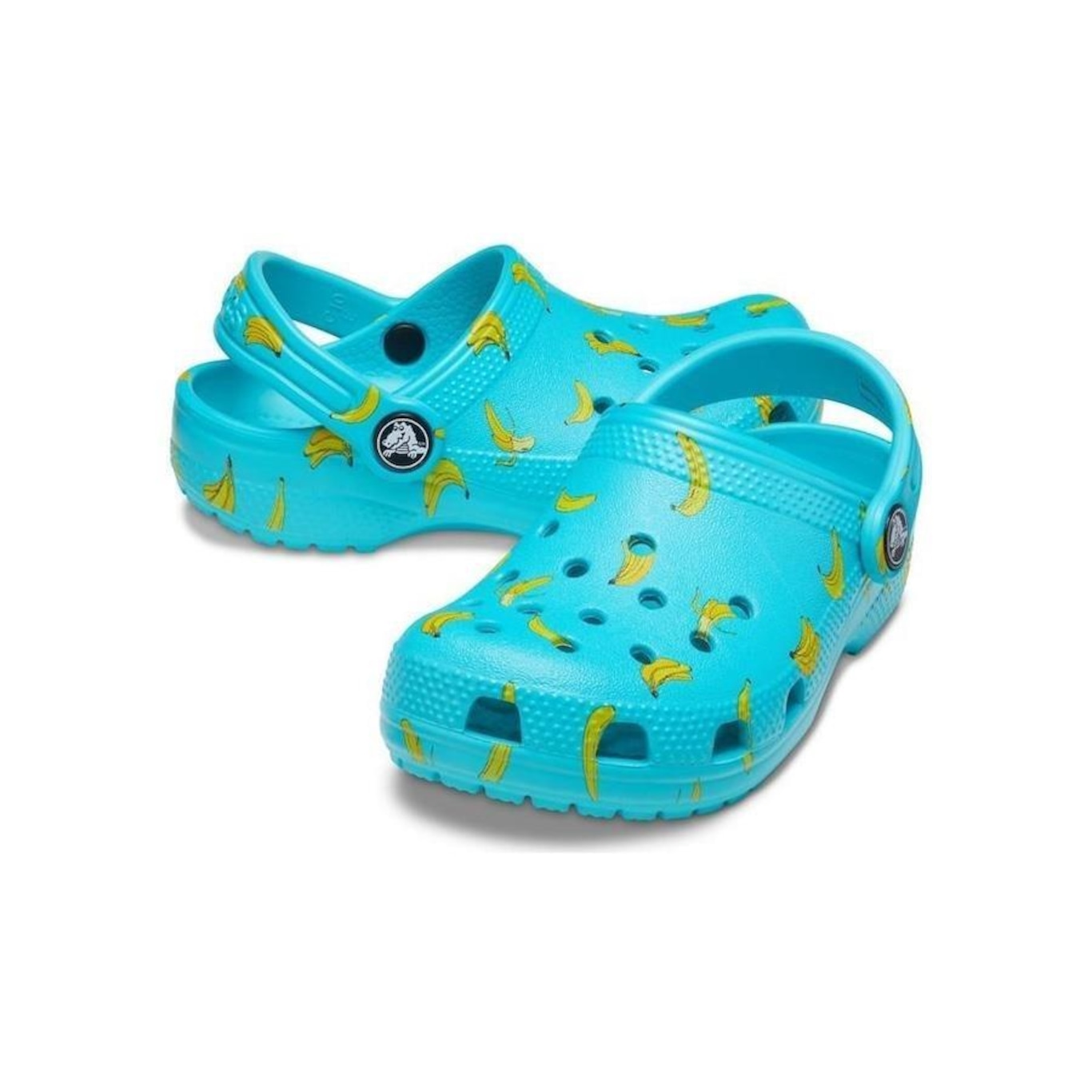 Sandália Crocs Classic Food Print Digital - Infantil - Foto 3