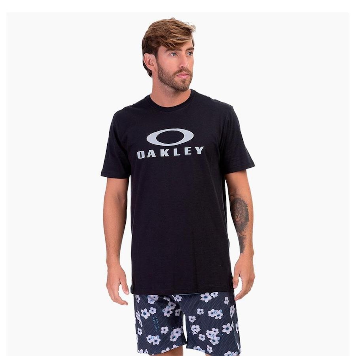 Camiseta Oakley O-bark SS Tee - Masculina - Masculina - Foto 1