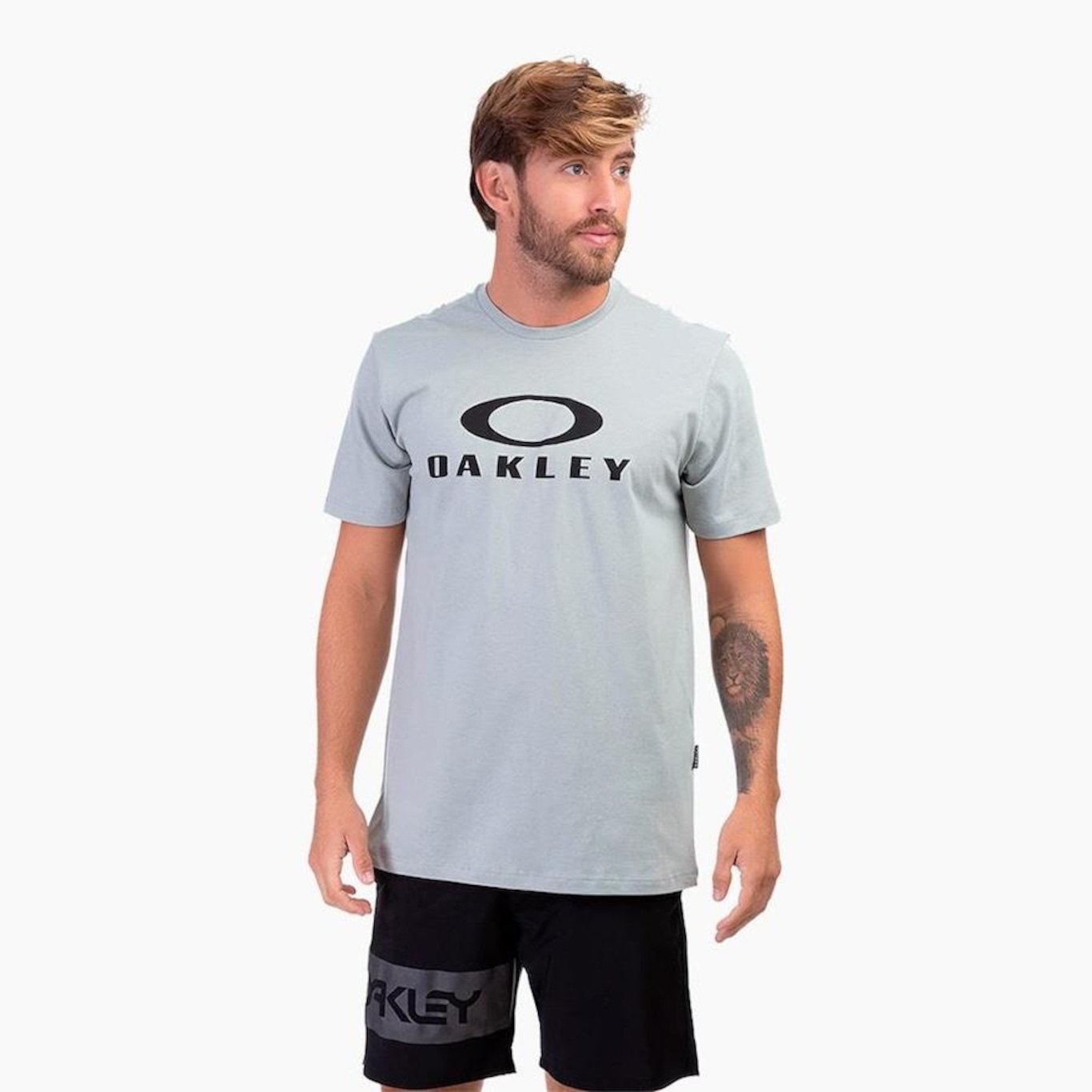 Camiseta Oakley O-bark SS Tee - Masculina - Masculina - Foto 1