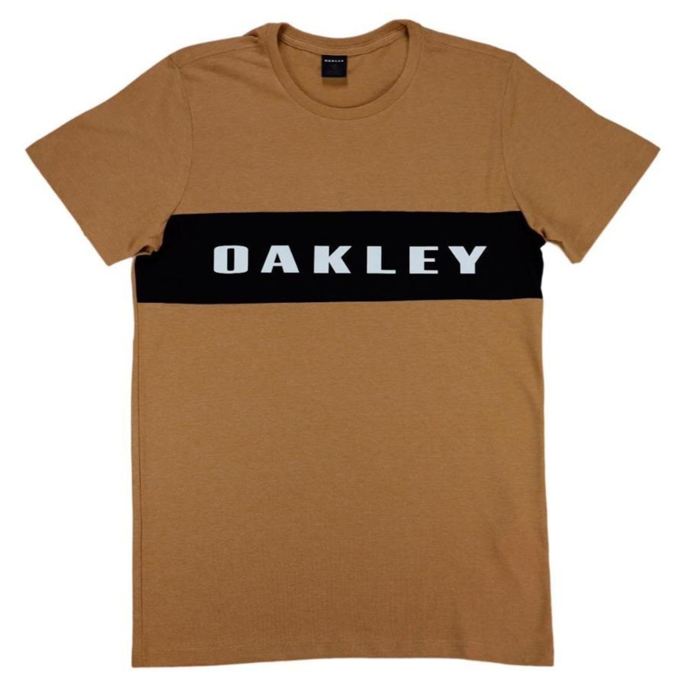 Camiseta Oakley O-Bark Masculina - Amarelo+Preto