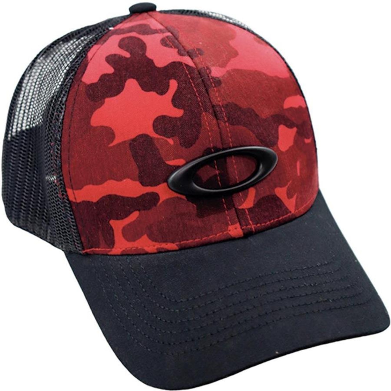 Boné Aba Curva Oakley Metal Ellipse - Snapback - Trucker - Adulto - Foto 1